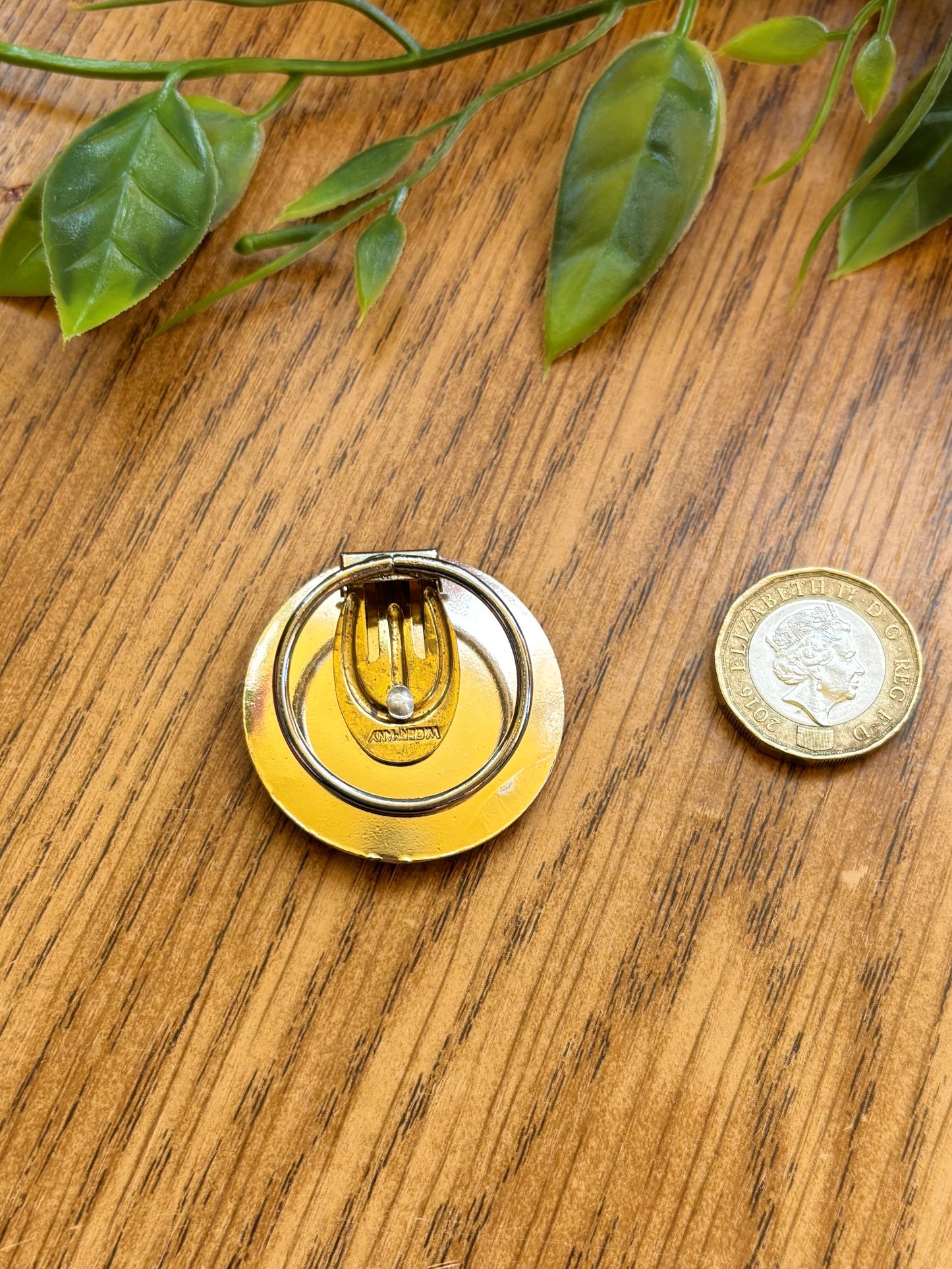 Vintage West German Scarf Clip