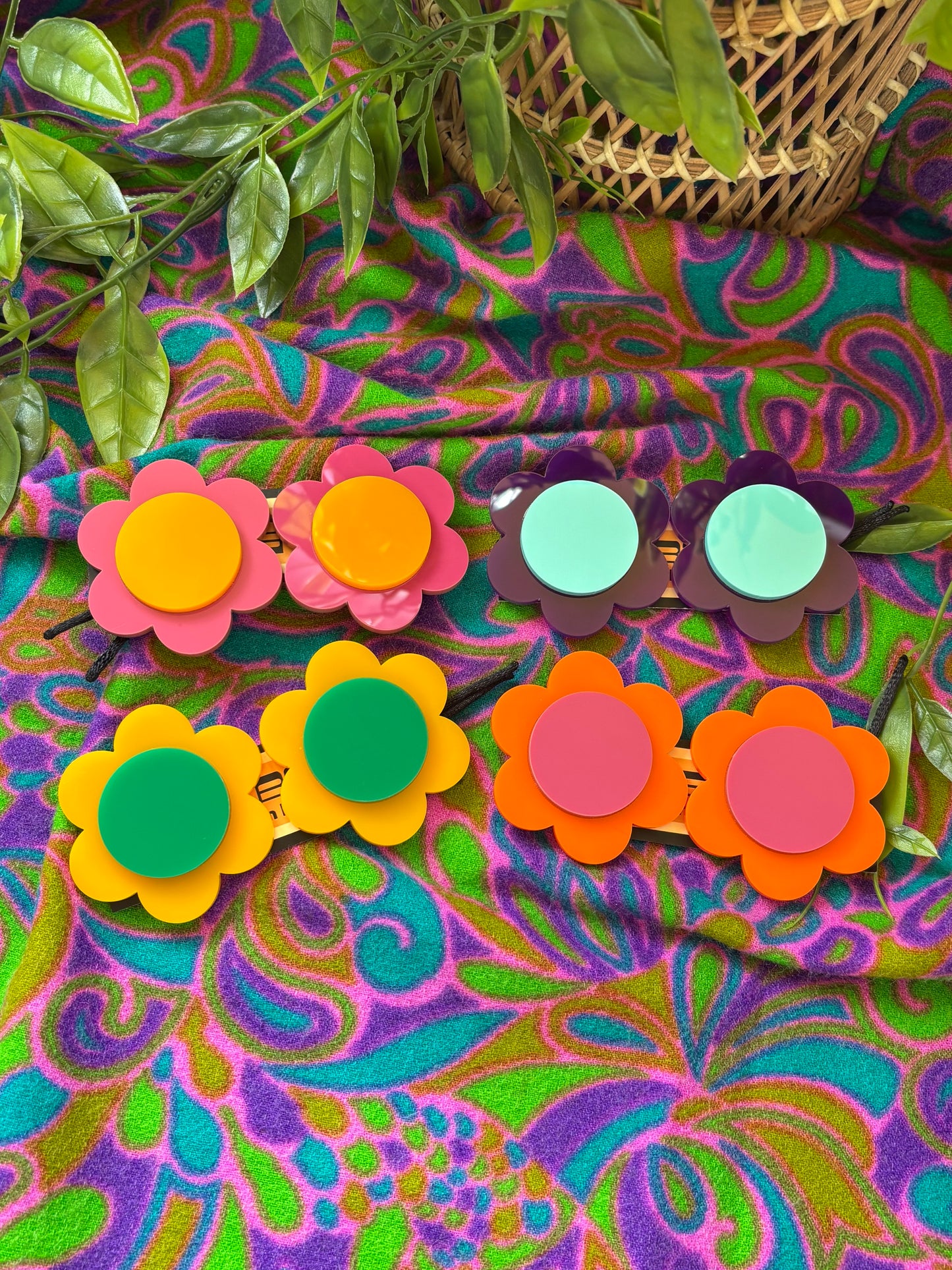NEW Marjoram Small Hair Clips (Pair)