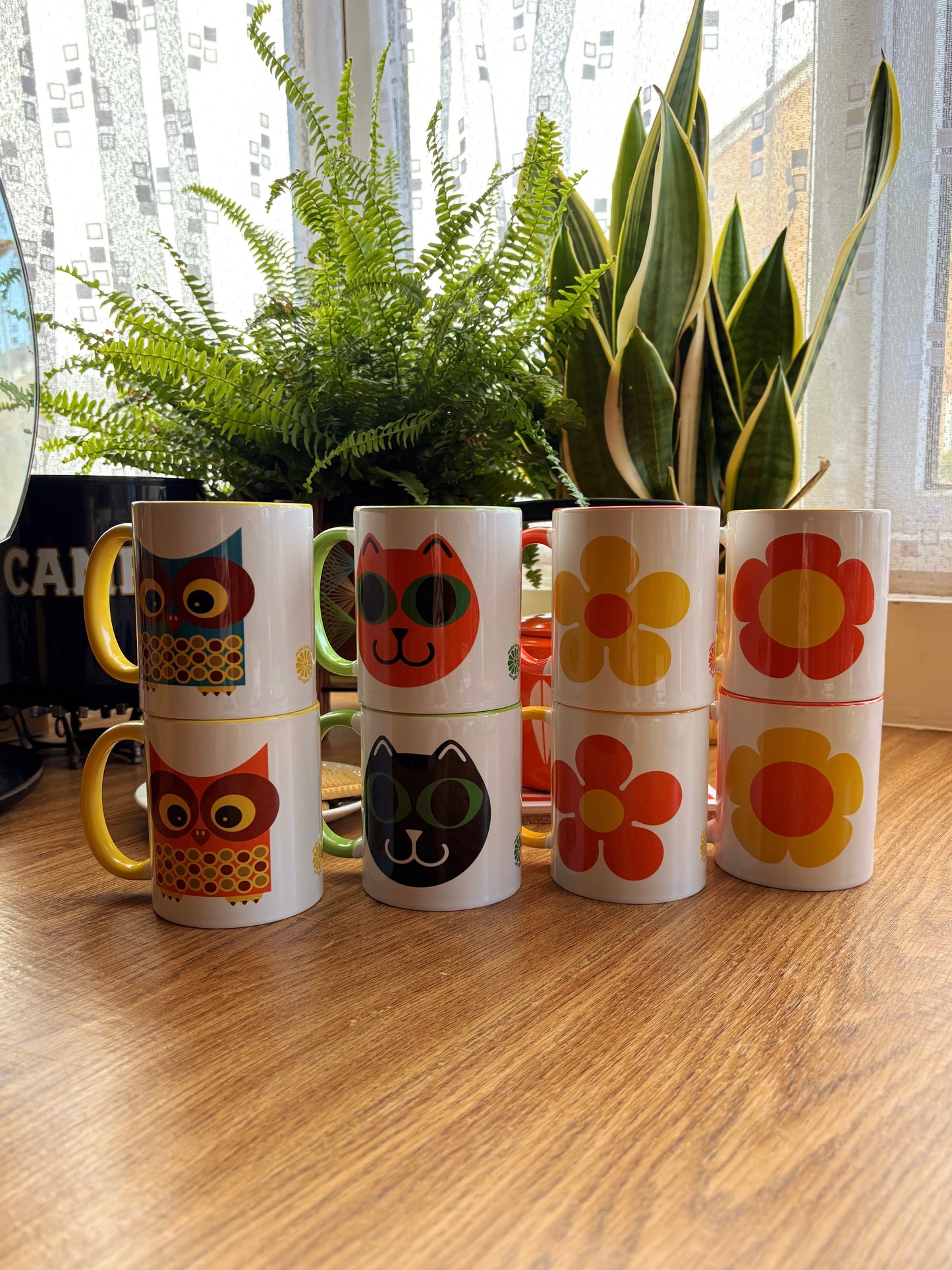 NEW- Wally The Owl Ceramic Mug