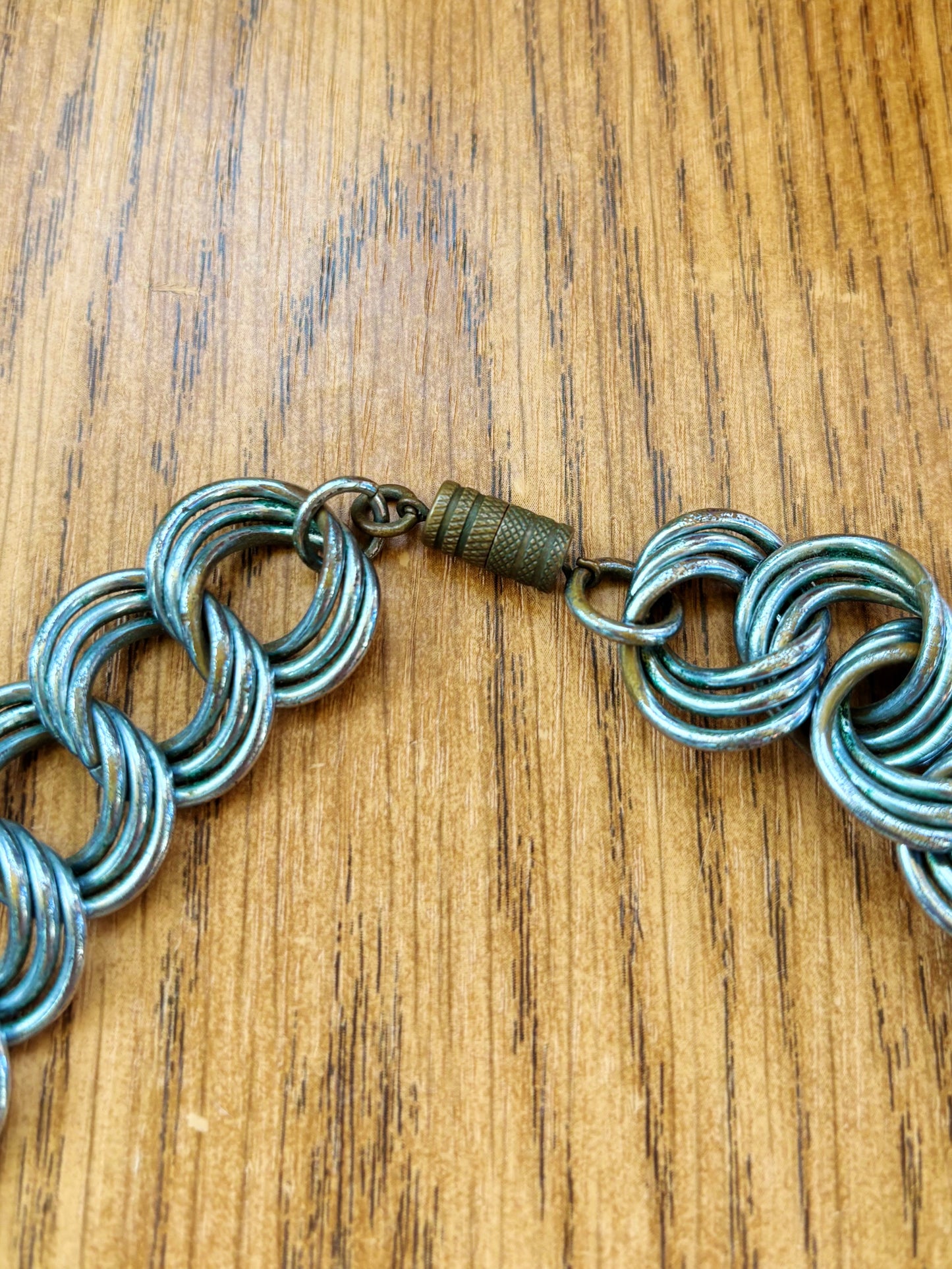 Vintage Chunky Metal Chain Choker