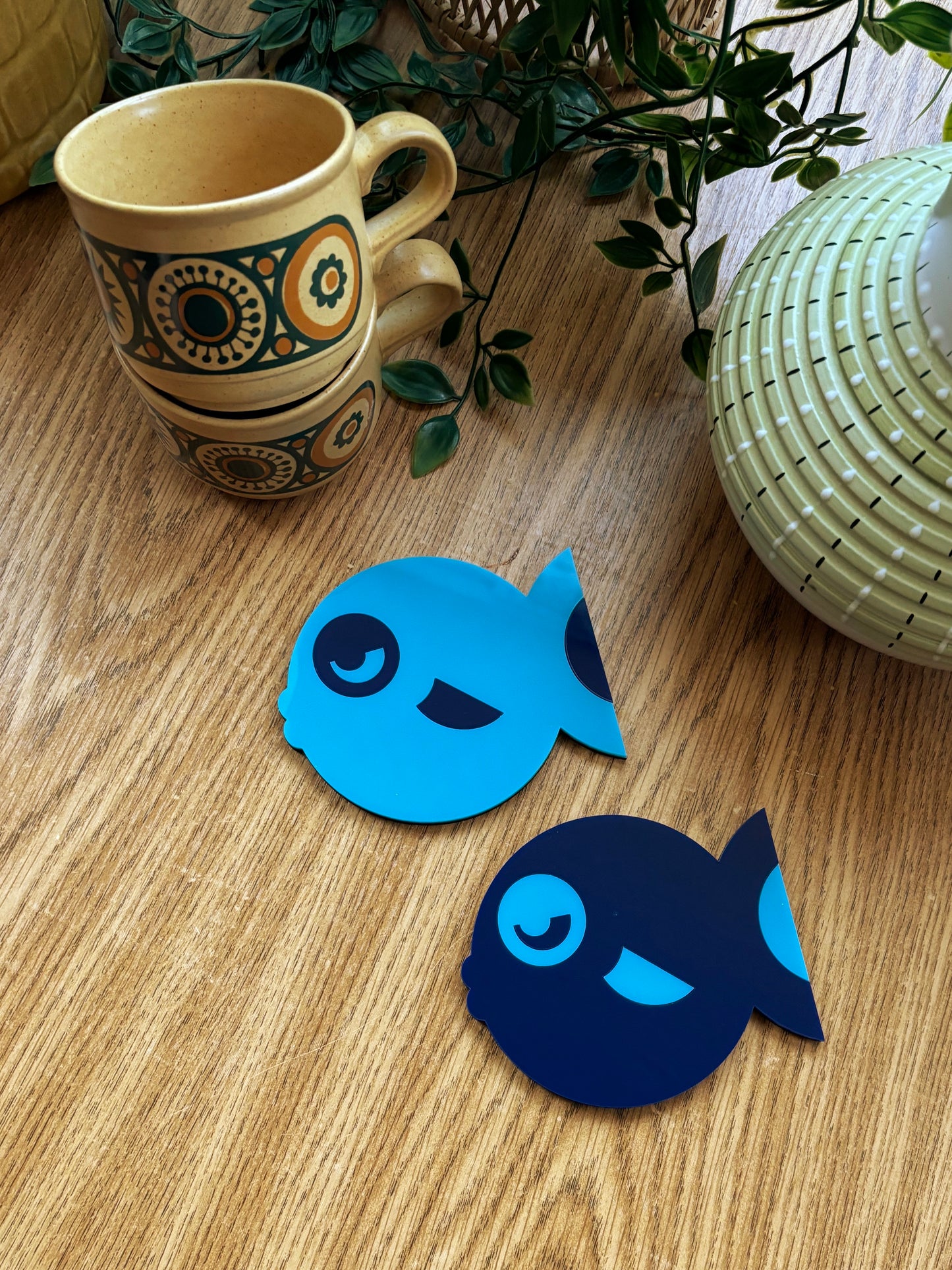 NEW Fish Face Coasters