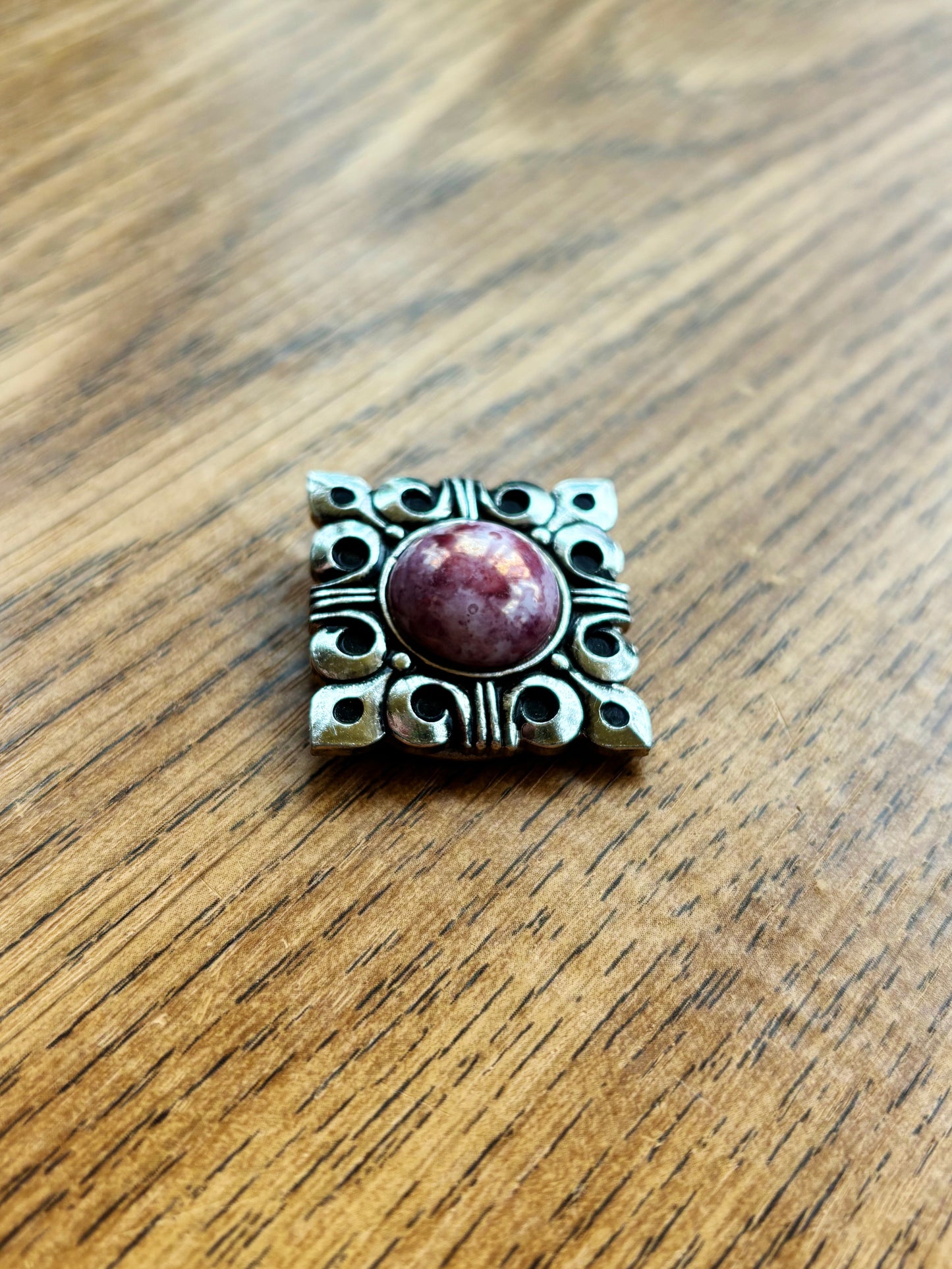 Vintage Scarf Clip with Cabochon