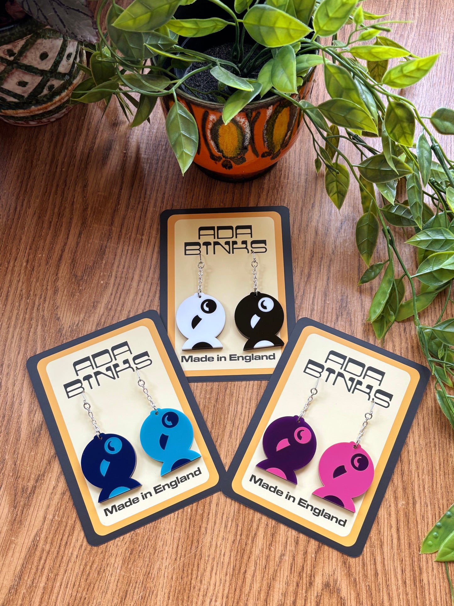 NEW Fish Face Earrings
