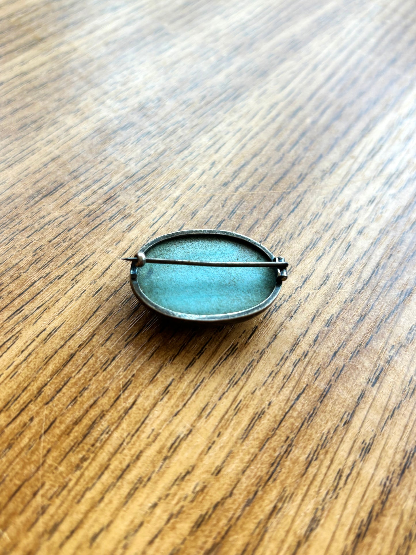 Vintage Turquoise Style Brooch