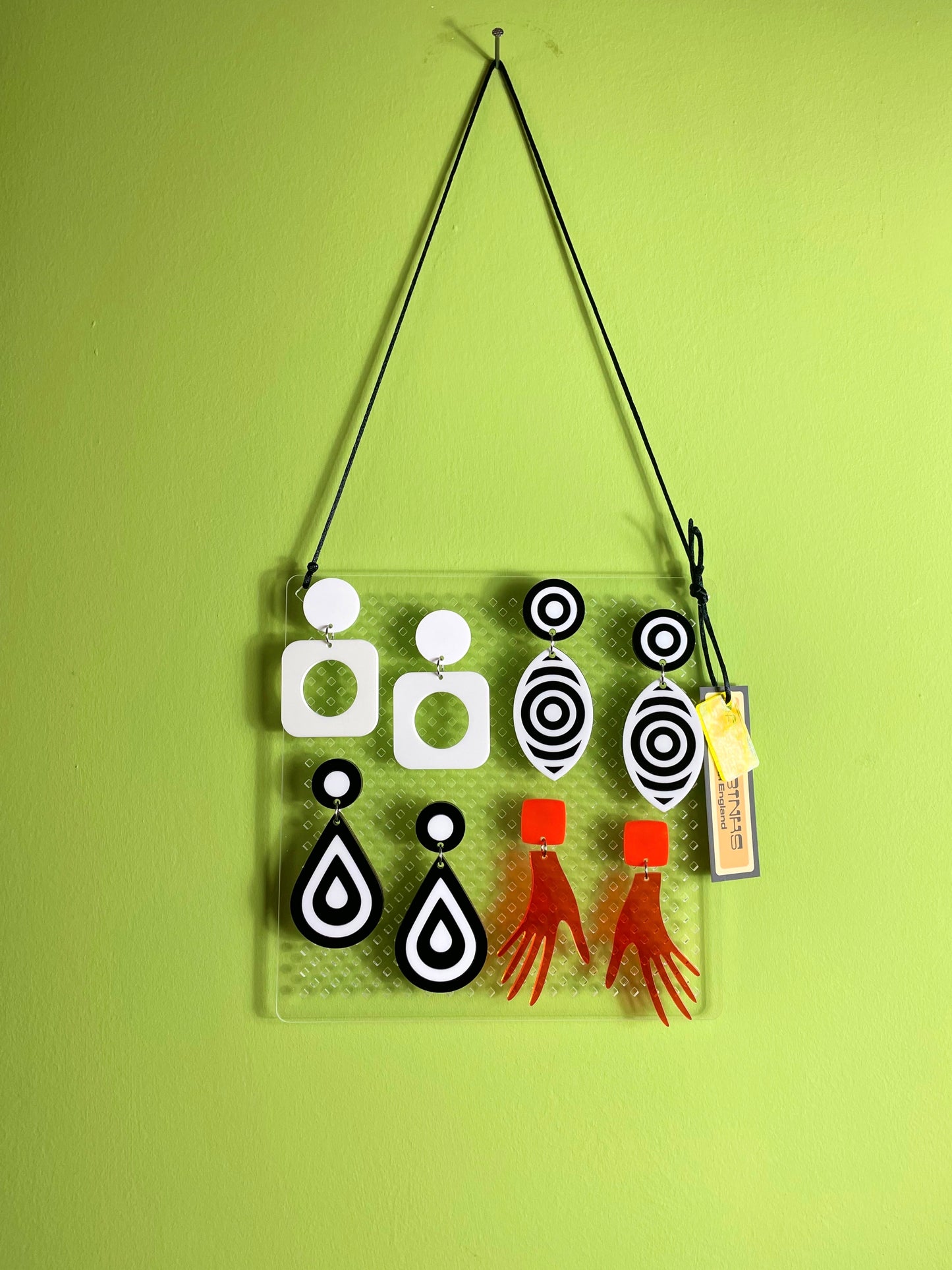 vintage earring display