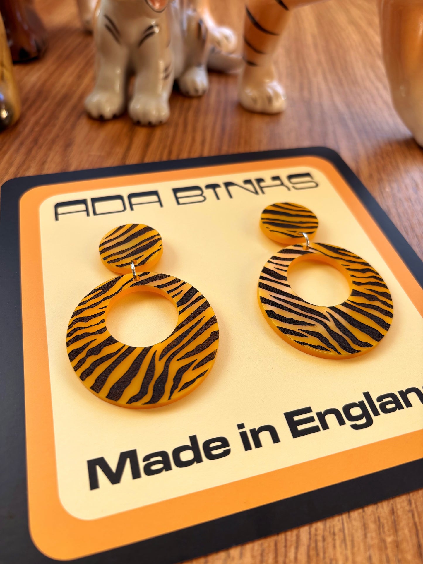 Teach Me Tiger Earrings