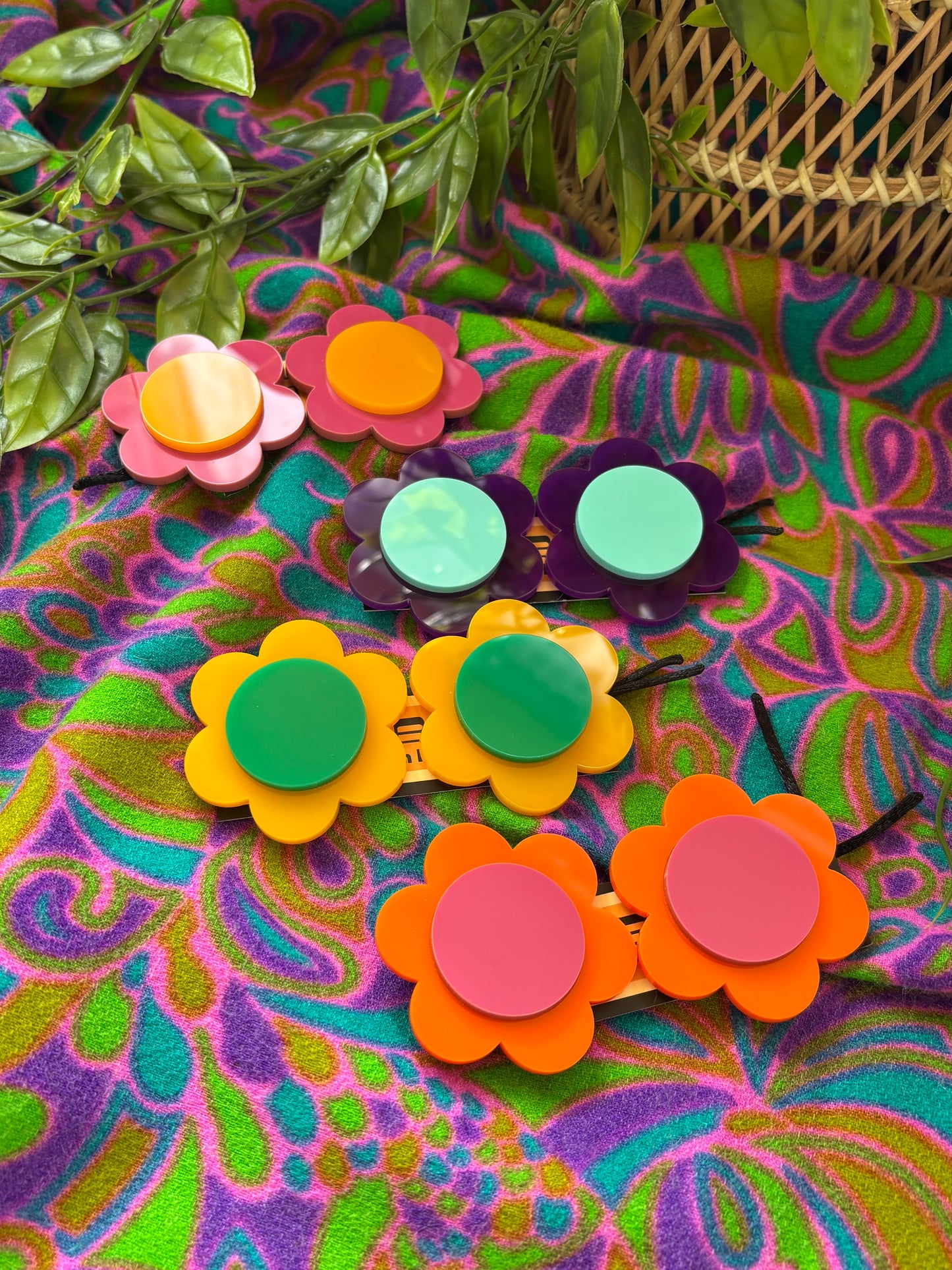 NEW Marjoram Small Hair Clips (Pair)