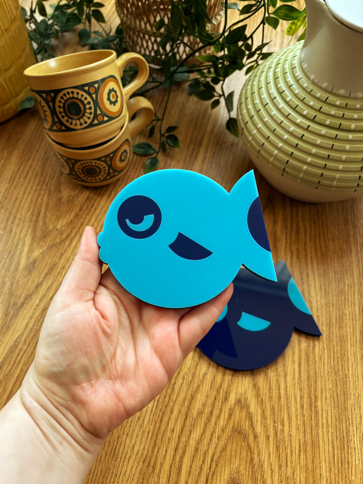 NEW Fish Face Coasters