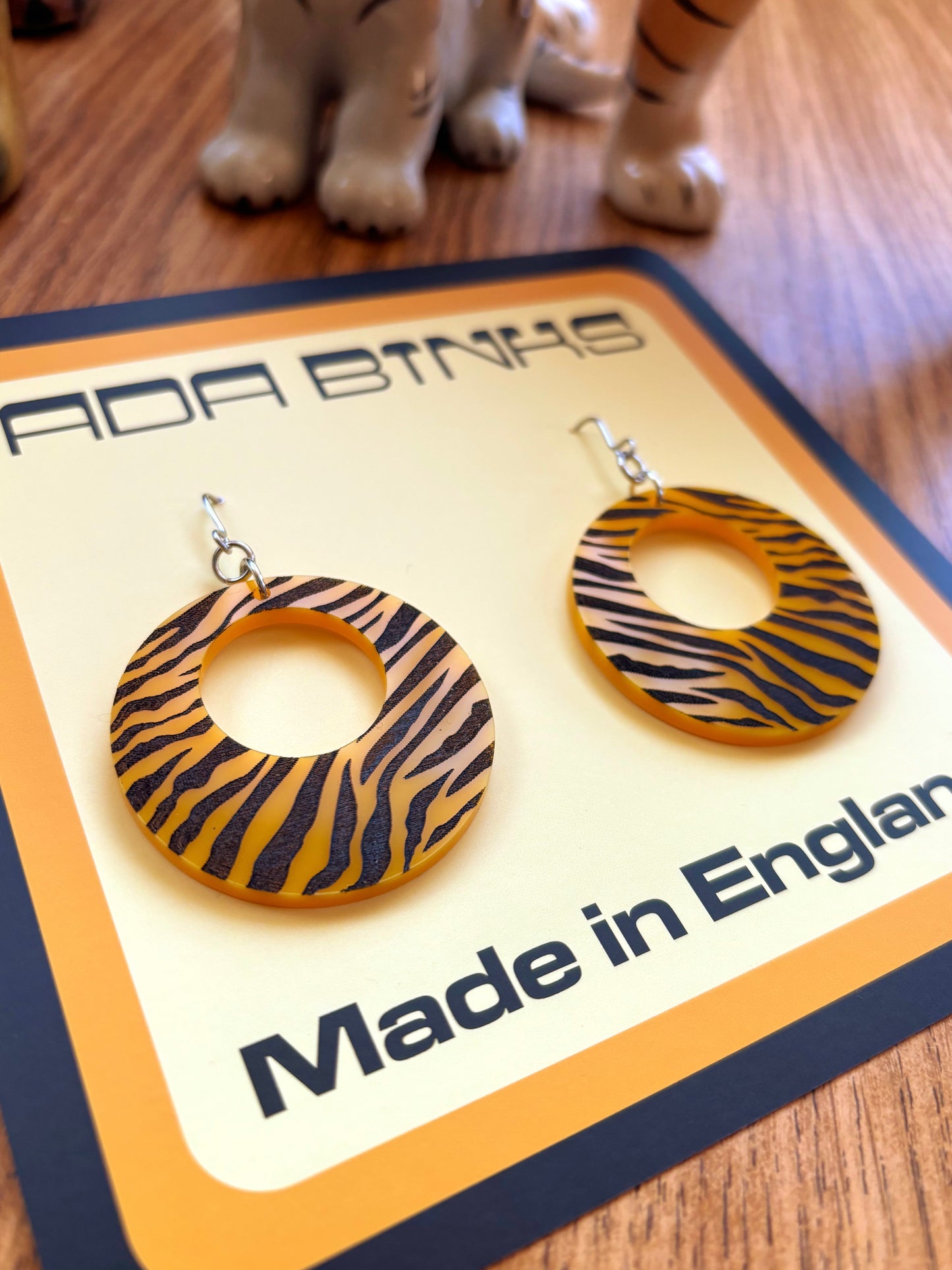 Teach Me Tiger Earrings