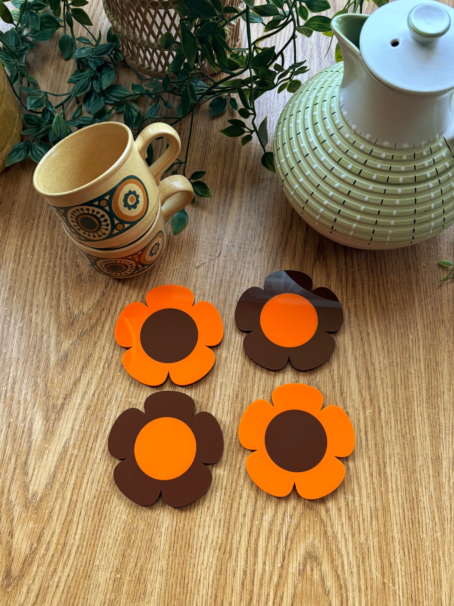 NEW Daphne Flower Coasters