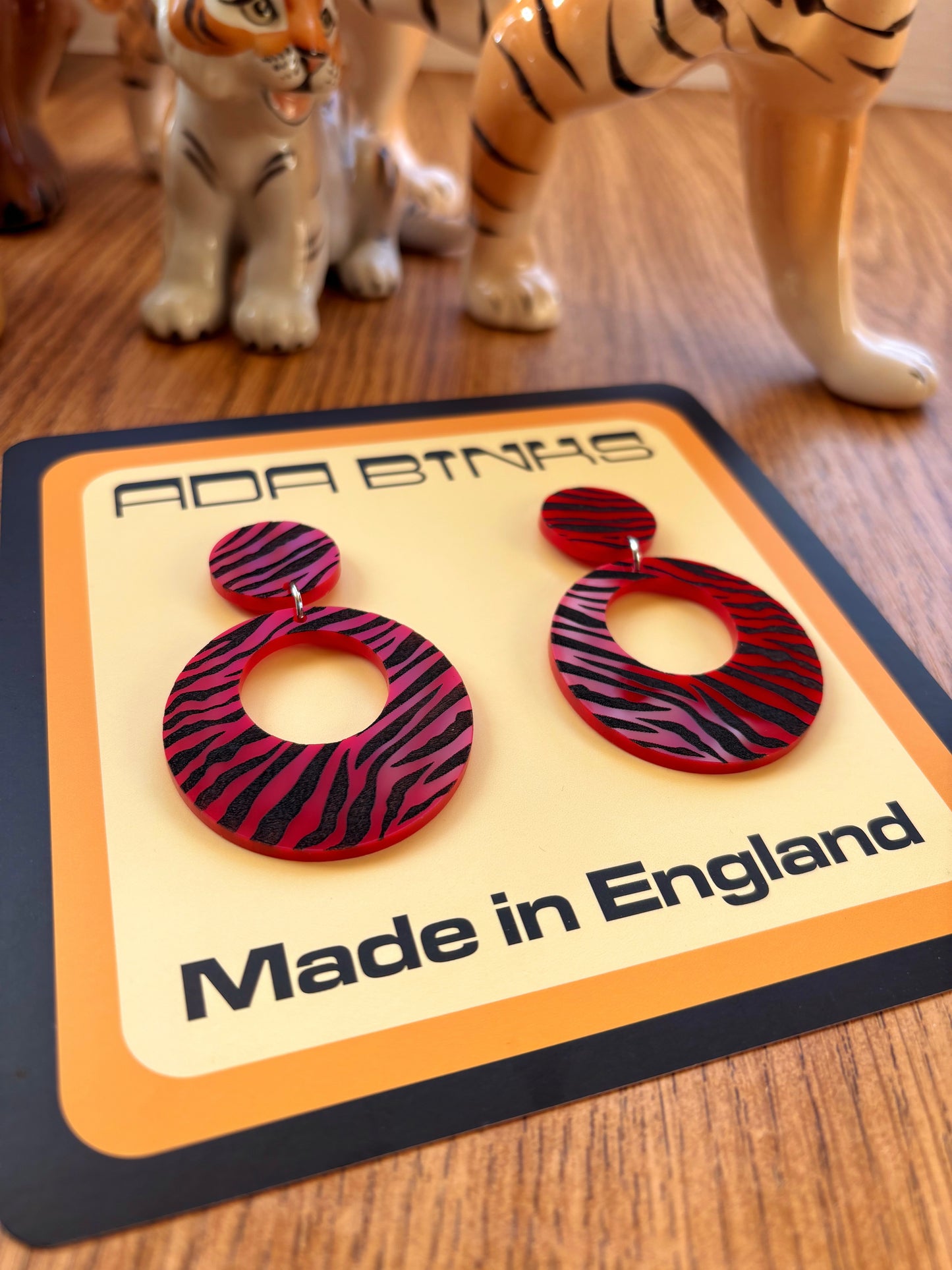 Teach Me Tiger Earrings