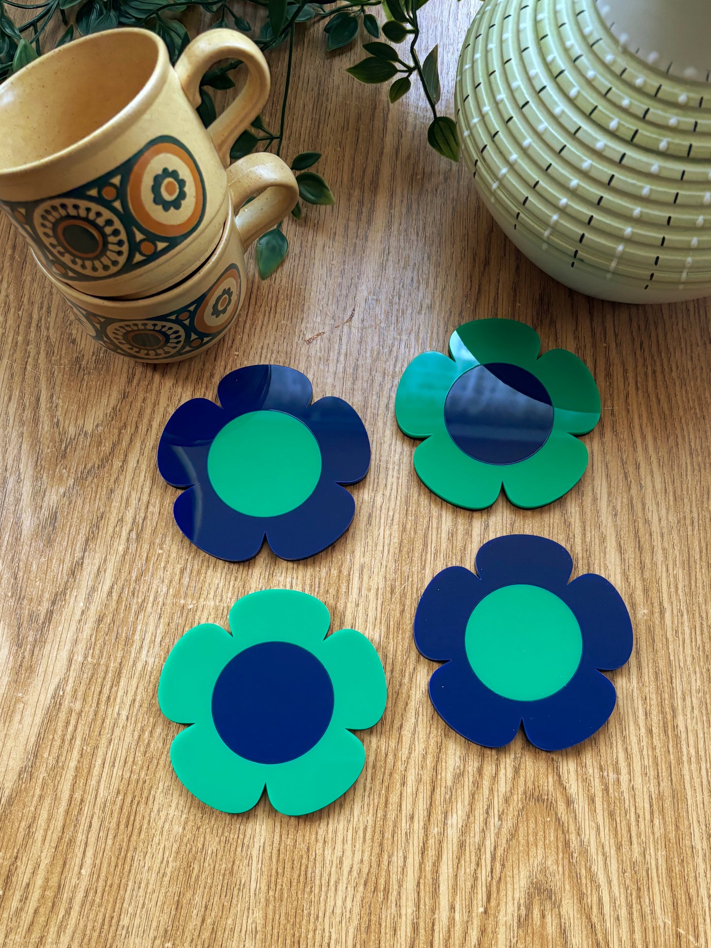 NEW Daphne Flower Coasters