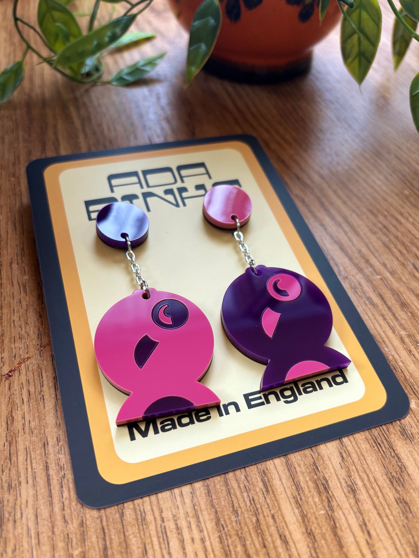 NEW Fish Face Earrings