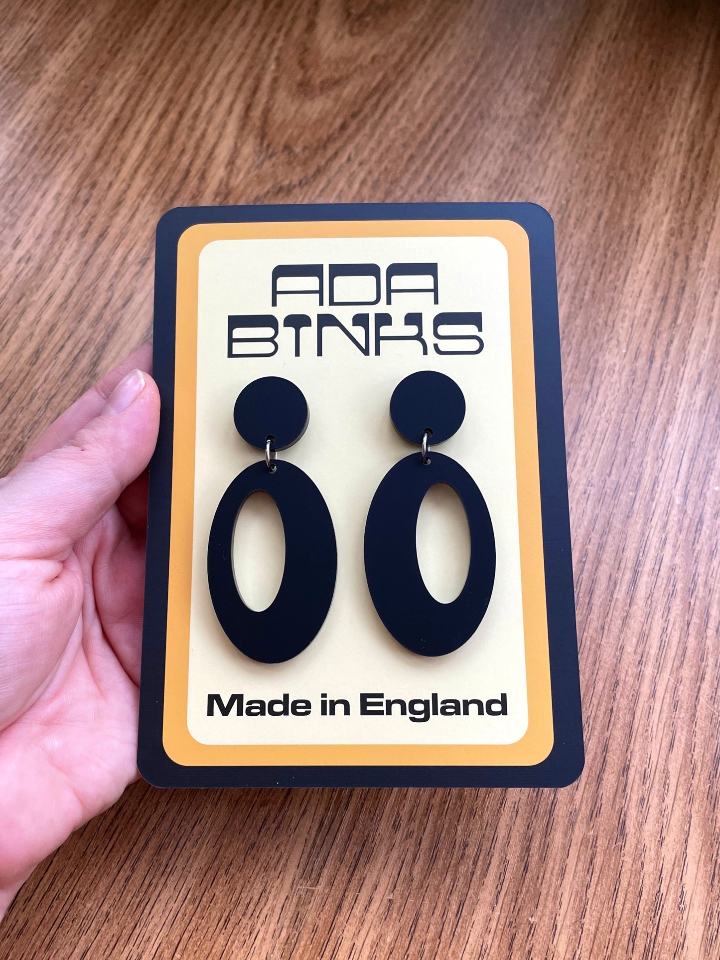 perspex 60s earrings