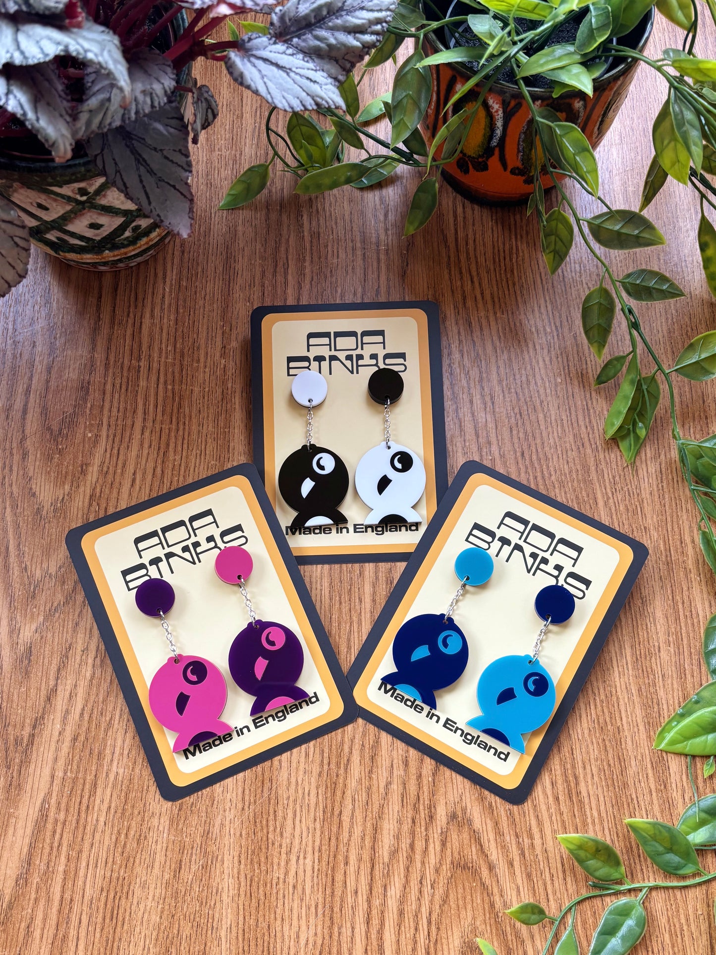 NEW Fish Face Earrings