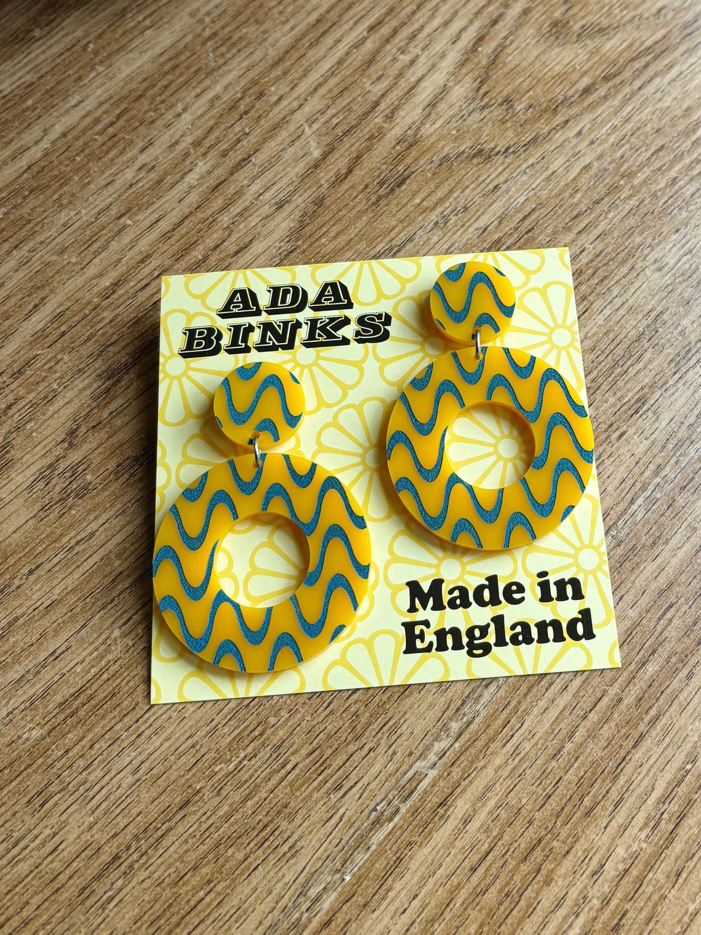 STUDIO SALE- Engraved Earrings