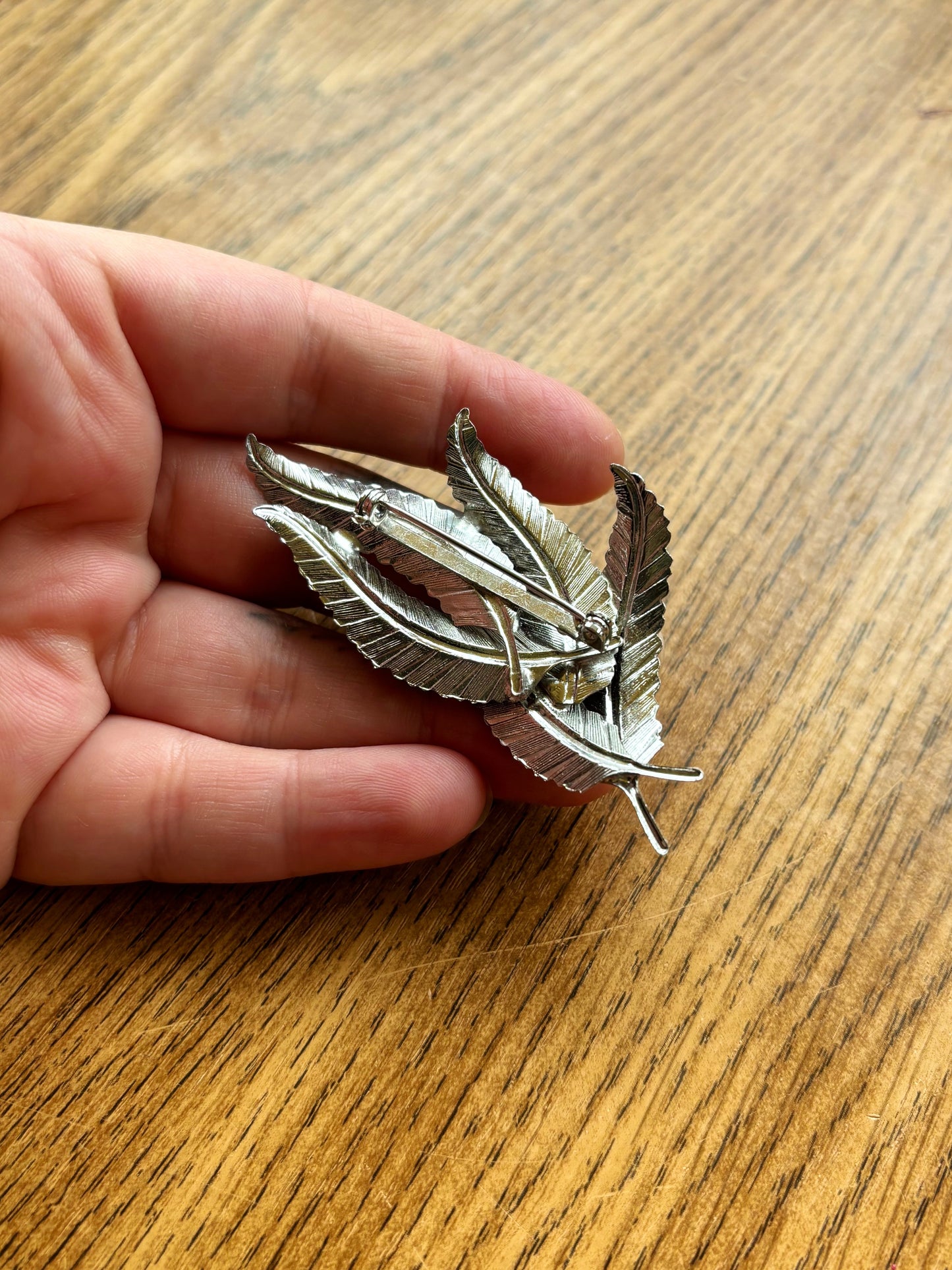 Vintage Leaf Brooch