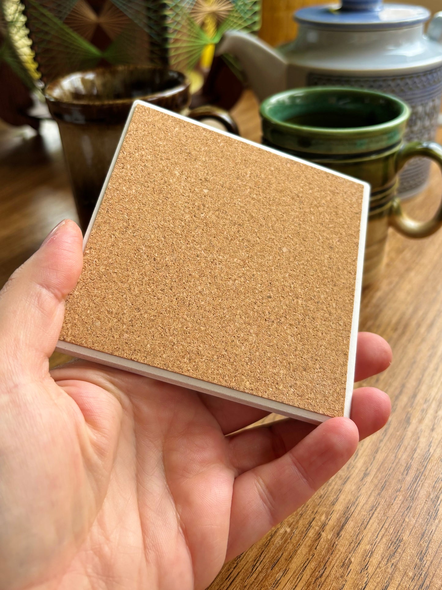 NEW- Be A Square Ceramic Coasters