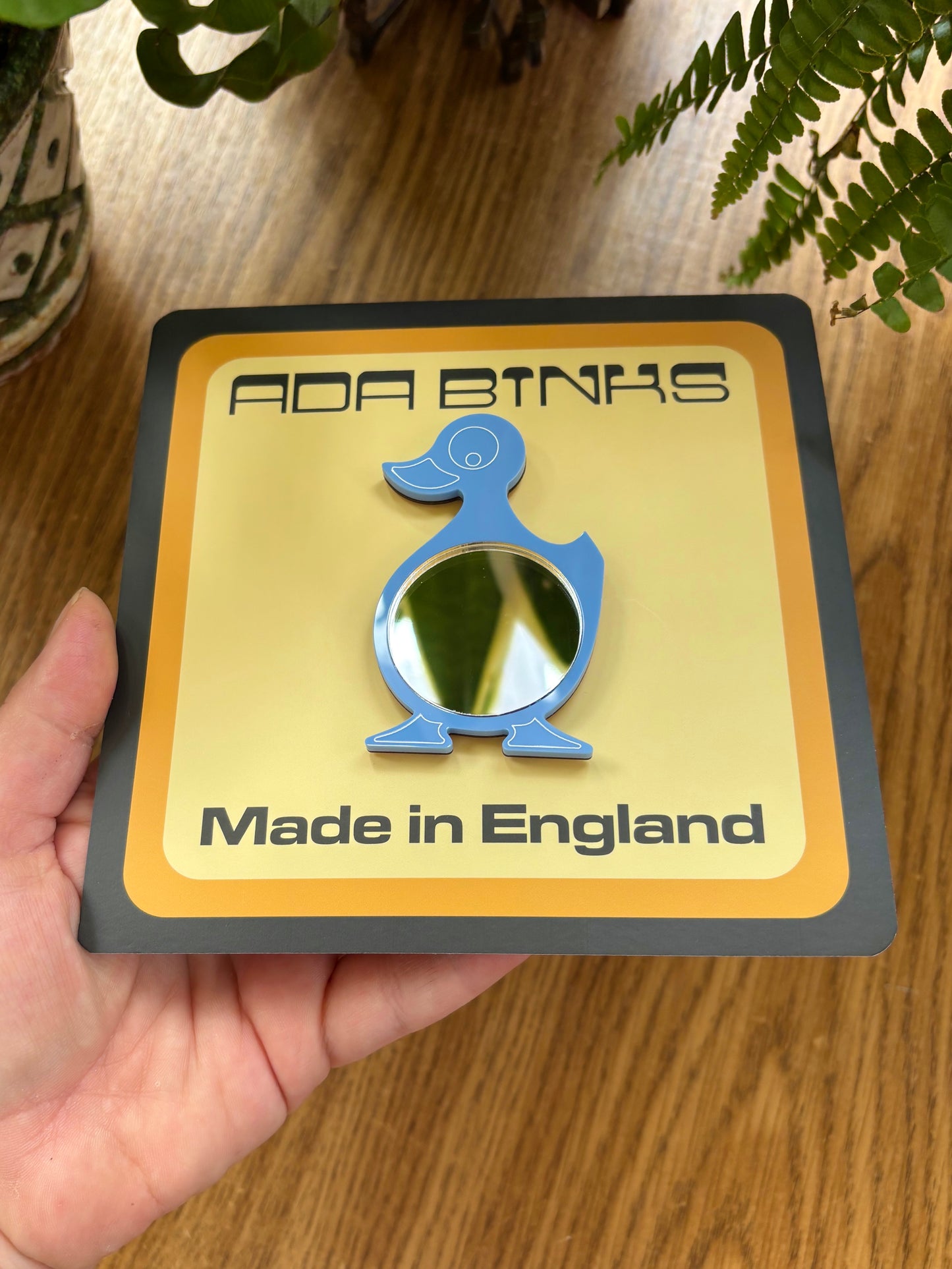 NEW Mini Mirror Duckling Brooch