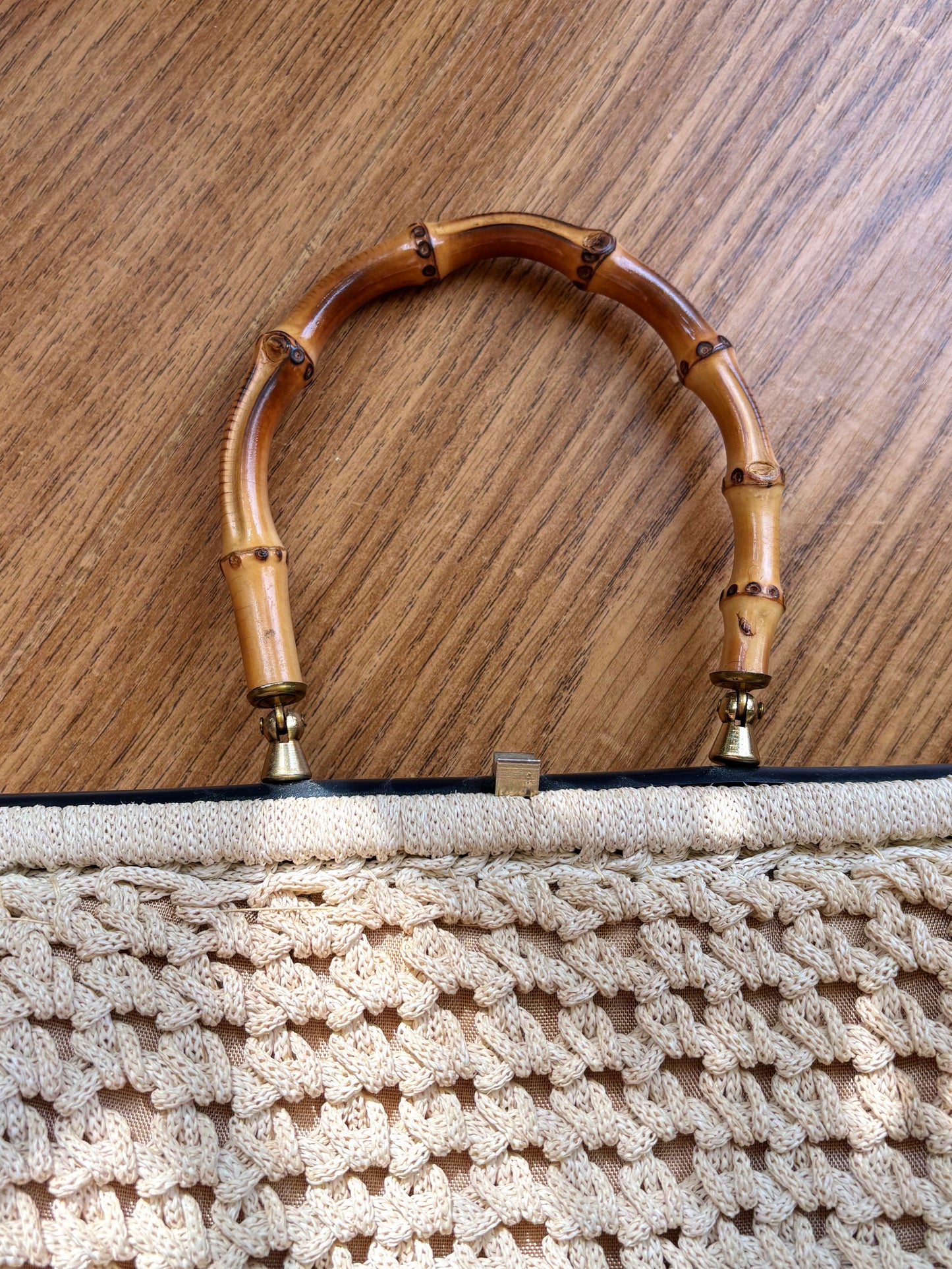 Lovely Macrame Vintage Handbag