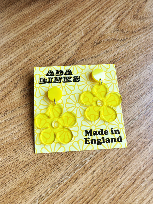 STUDIO SALE- Sweetpea Stud Top Dangle Earrings