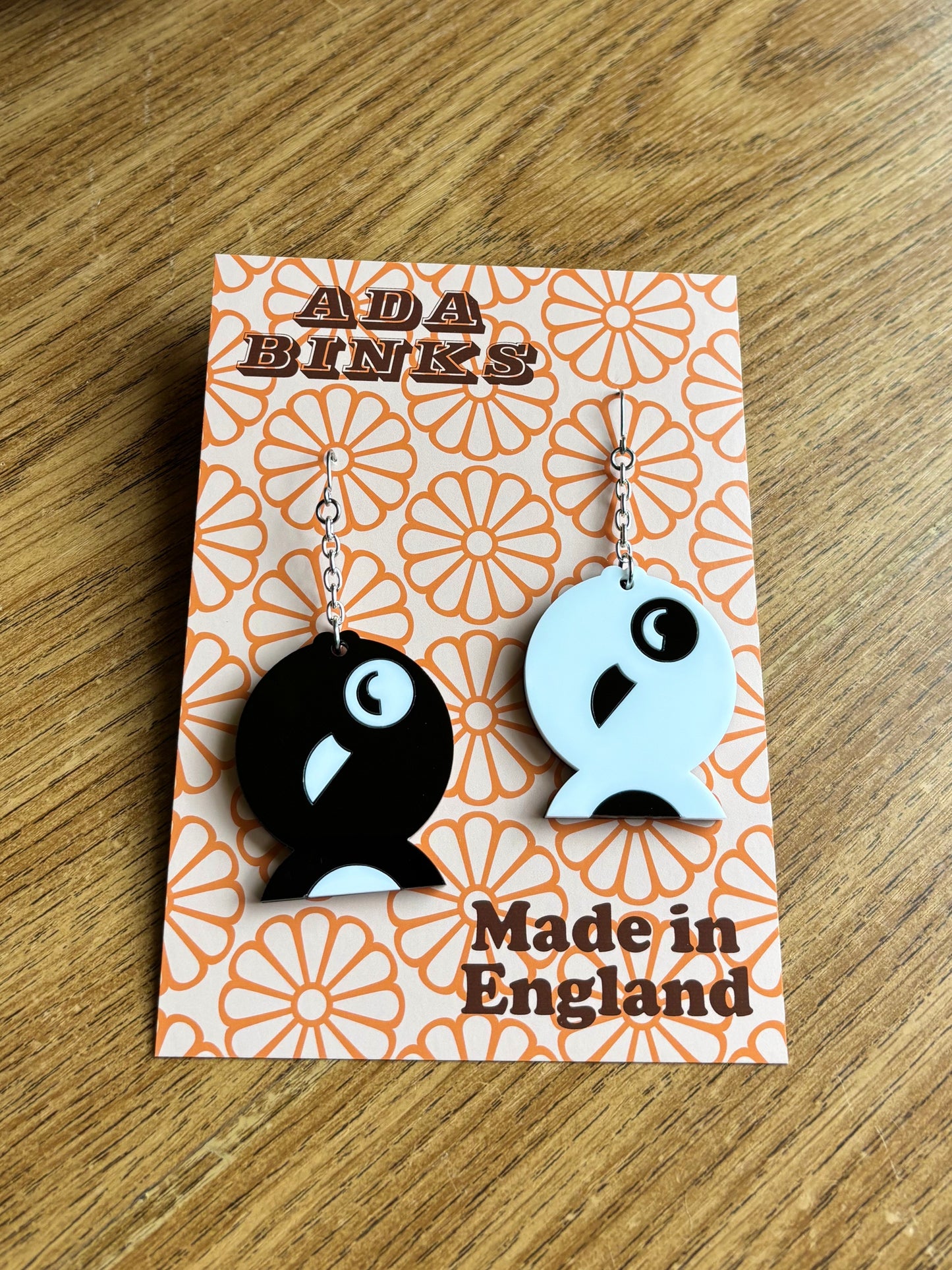 STUDIO SALE- Fish Face Earrings