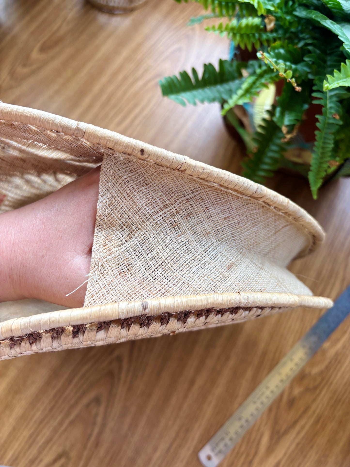 Vintage Raffia Shoulder Bag
