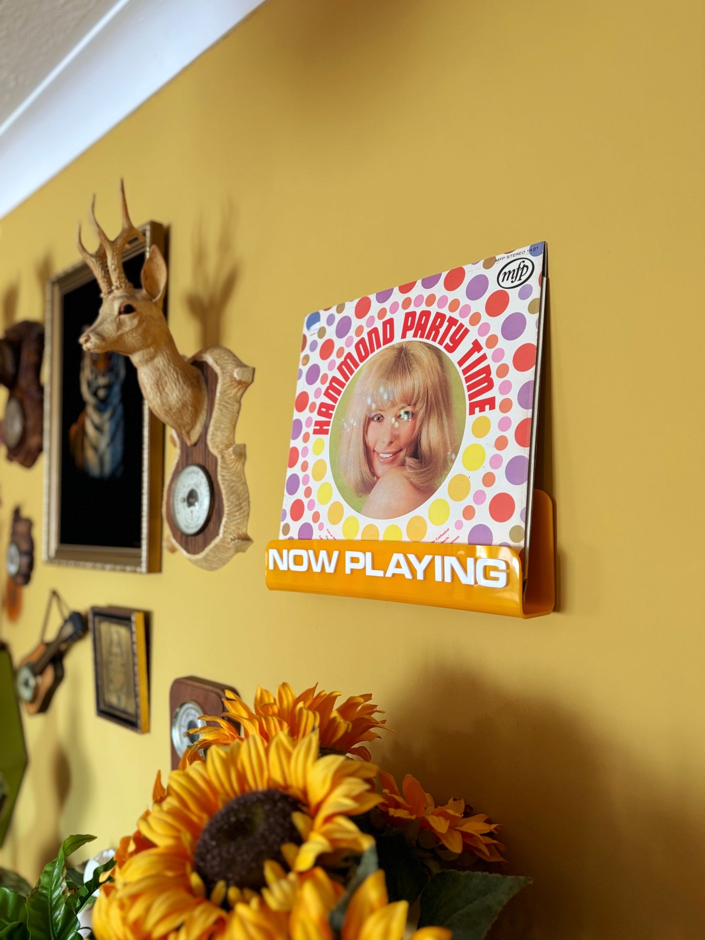 Analogue “Now Playing” Wall Mounted Record Shelf