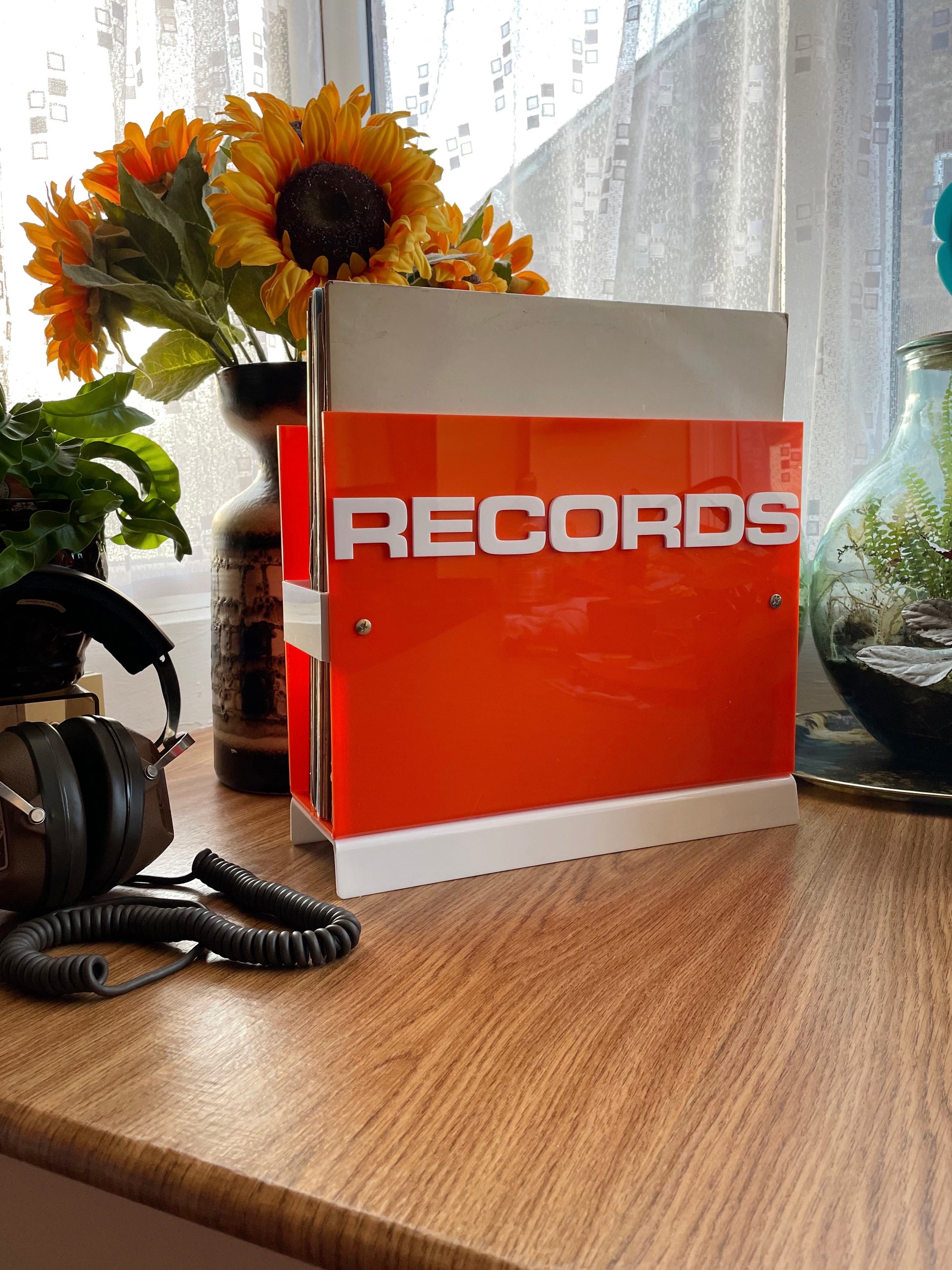 orange record storage