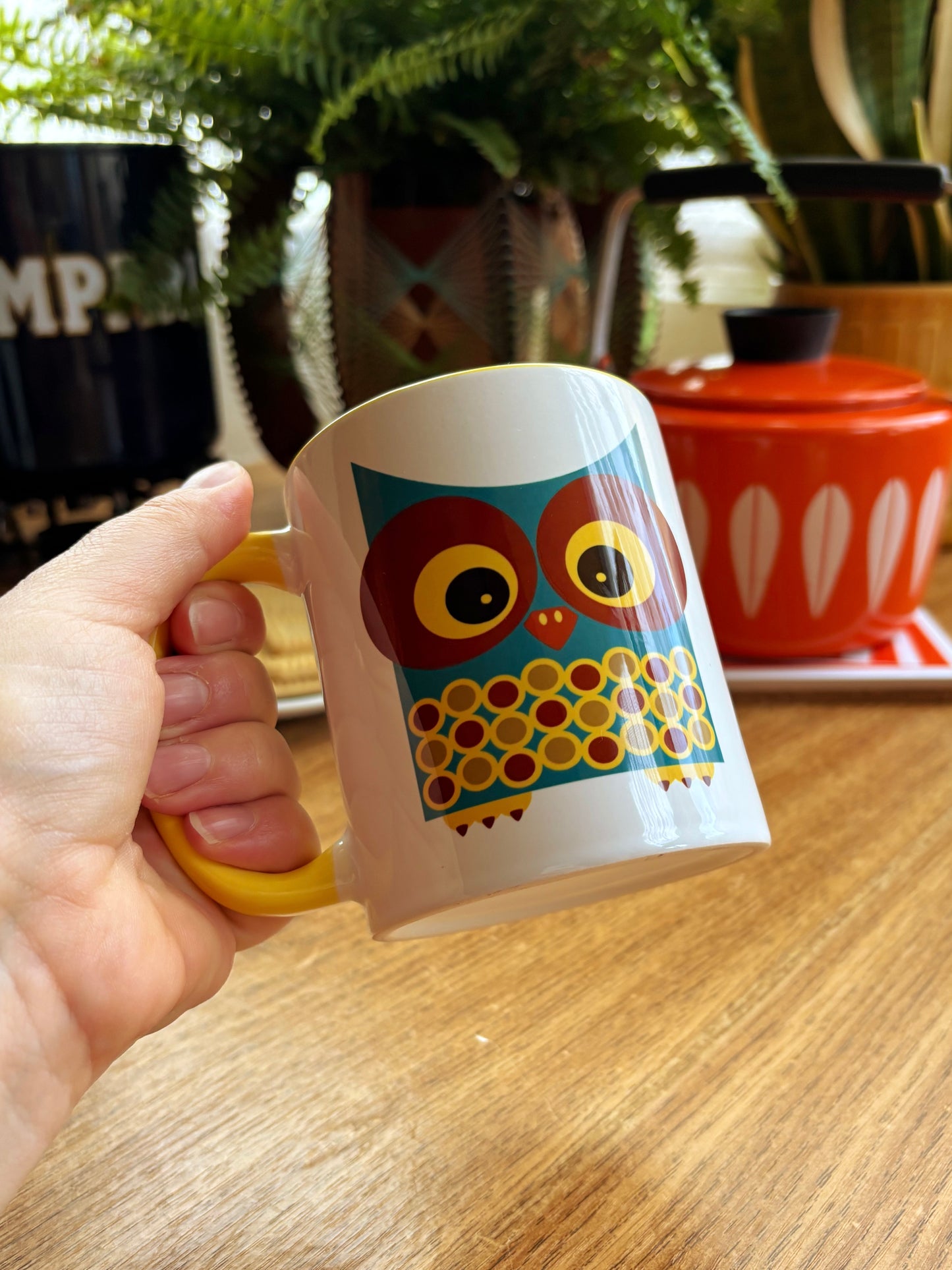 NEW- Wally The Owl Ceramic Mug