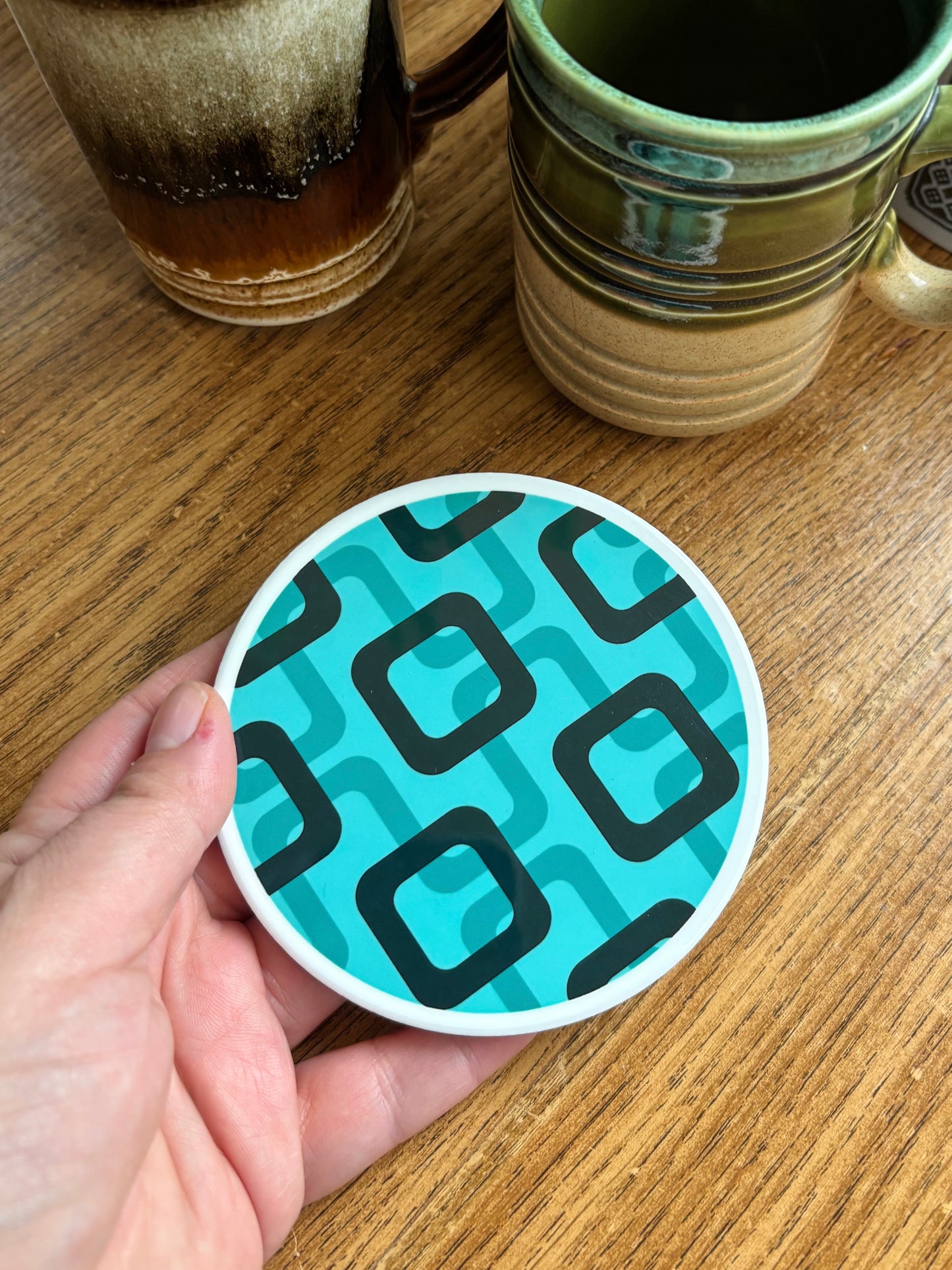 NEW- Be A Square Ceramic Coasters