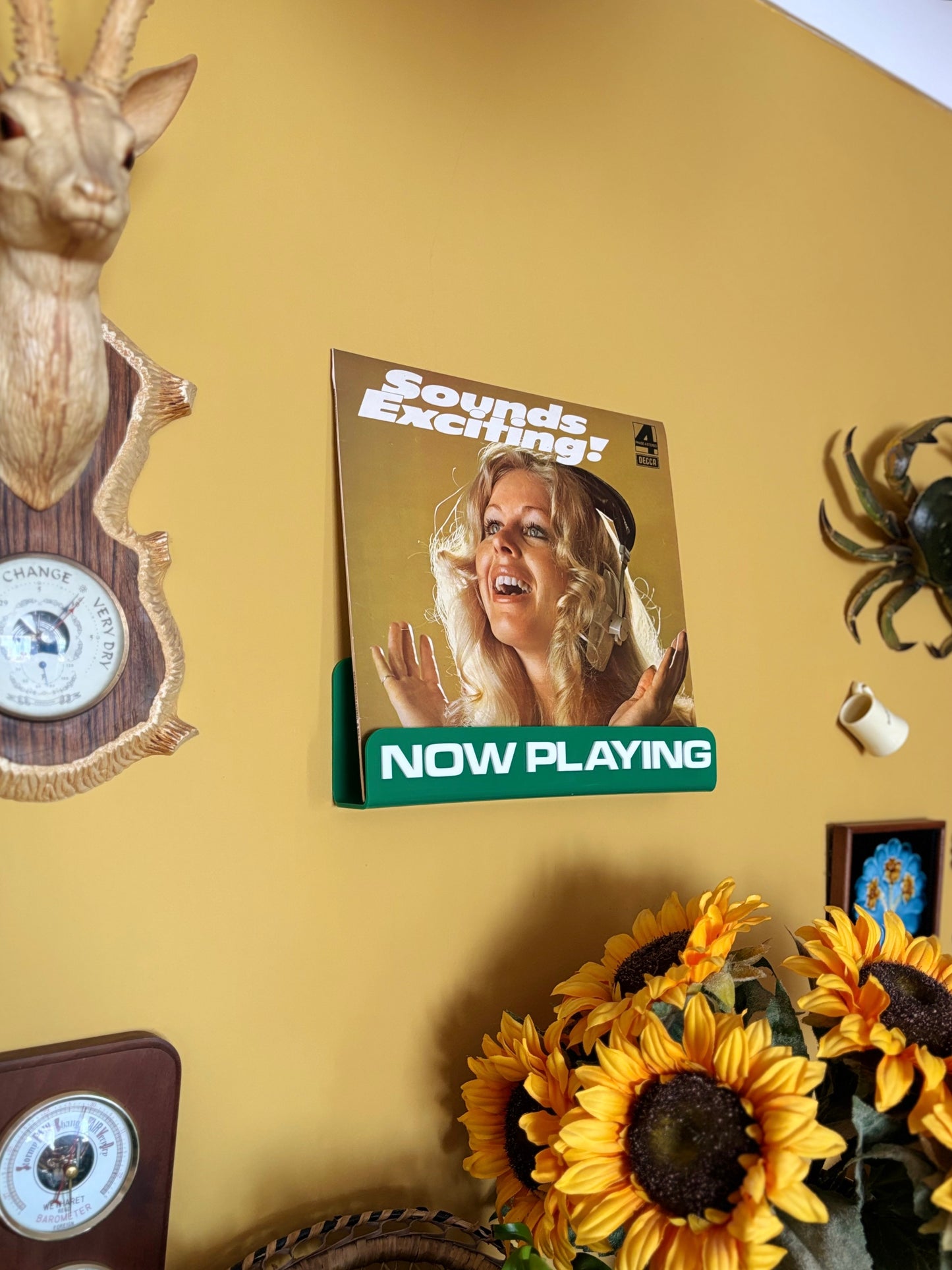 Analogue “Now Playing” Wall Mounted Record Shelf