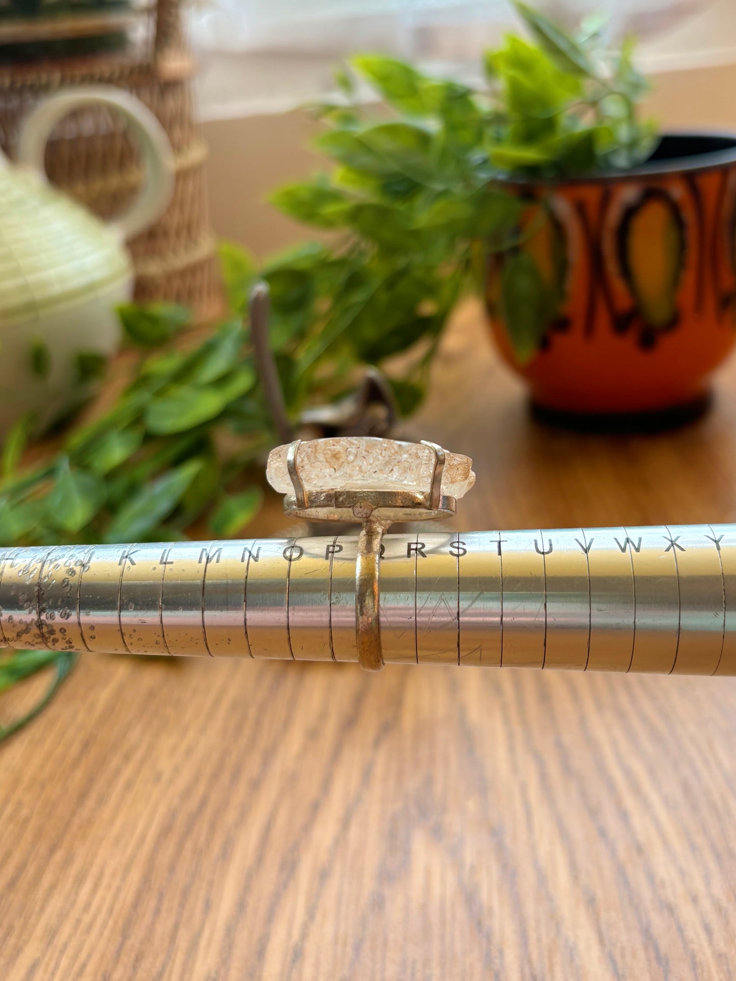 Silver Quartz Ring