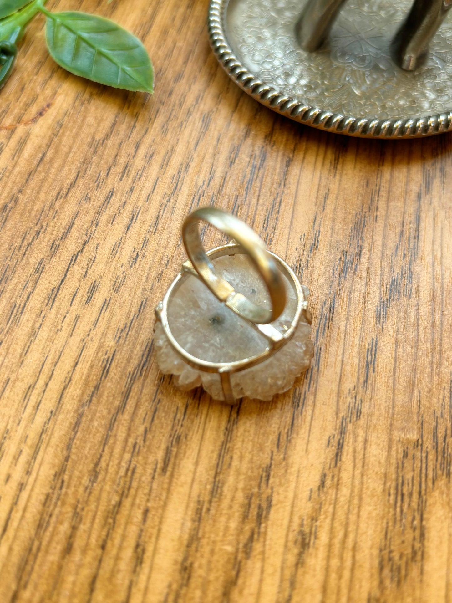 Silver Quartz Ring