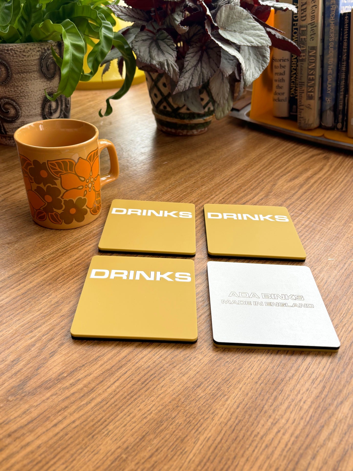 Analogue “Drinks” Coasters