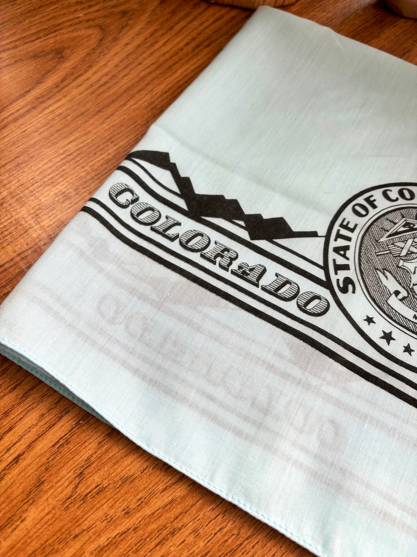 Vintage cotton Colorado Neckerchief