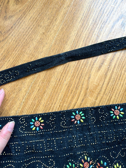Vintage Beaded Peacock Bag