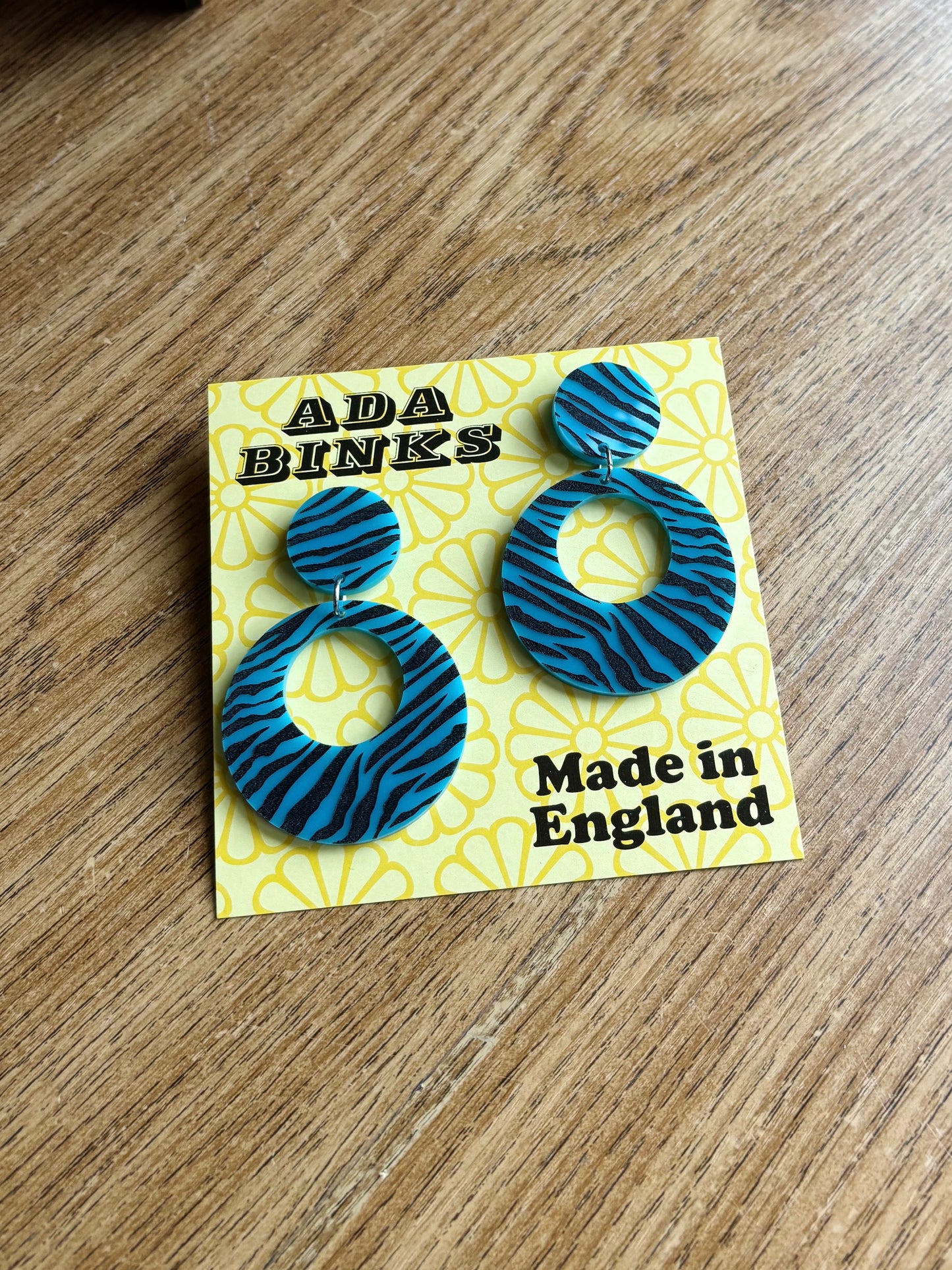 STUDIO SALE- Teach Me Tiger Earrings