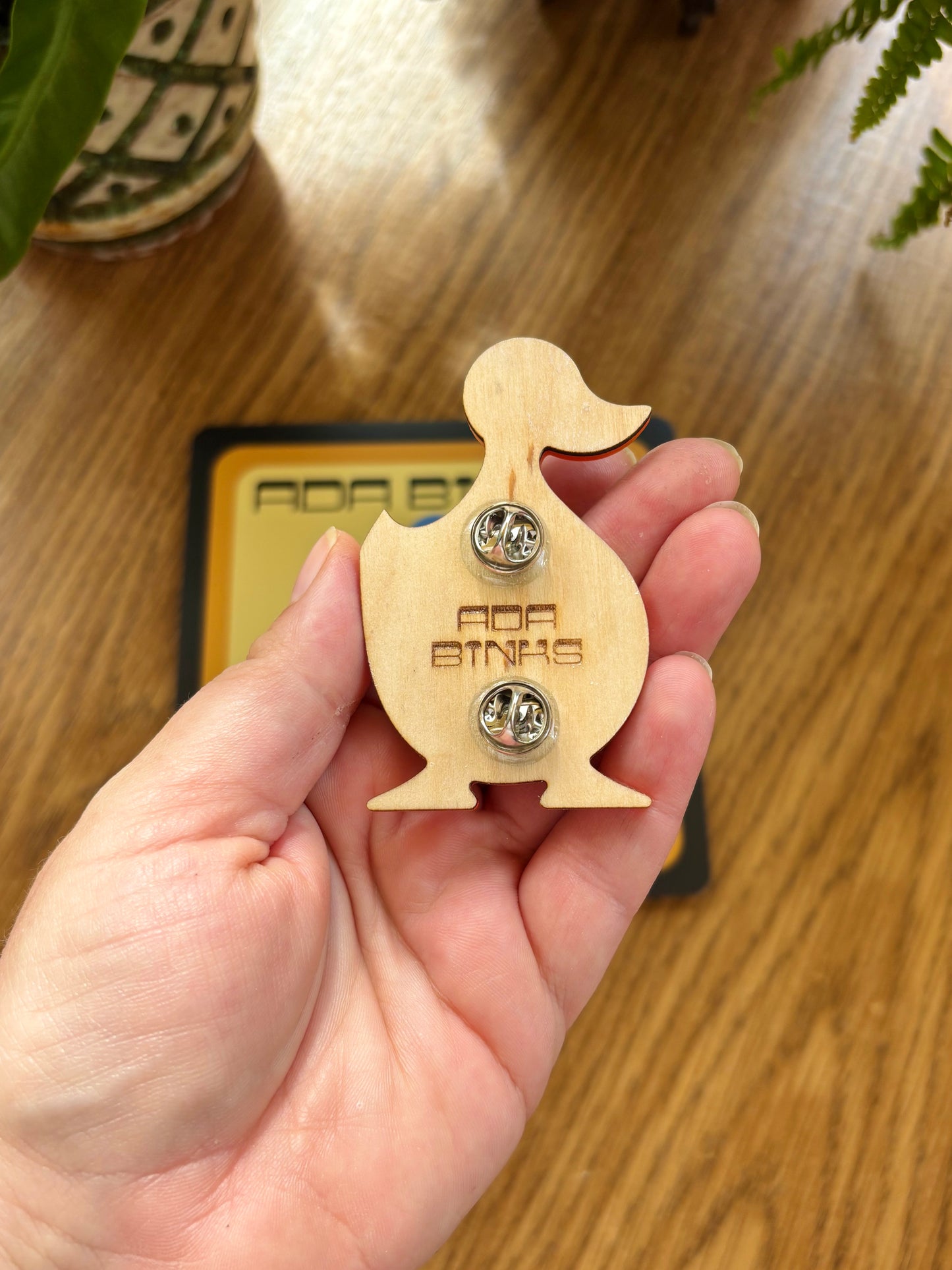 NEW Mini Mirror Duckling Brooch