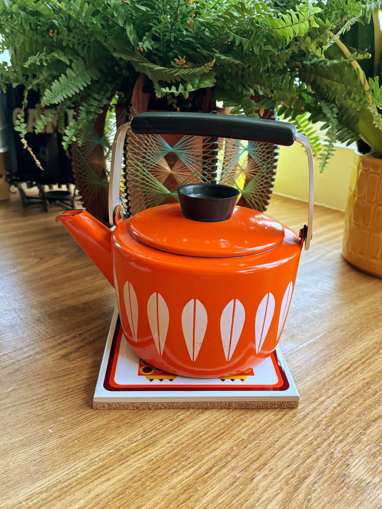 NEW- Wally The Owl Ceramic Trivet