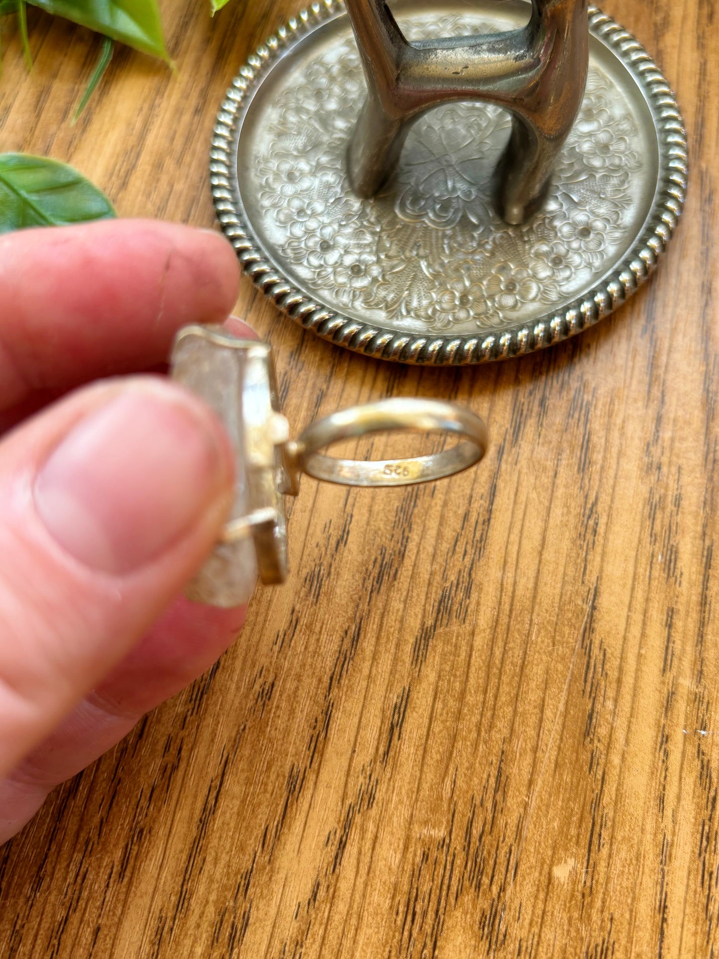 Silver Quartz Ring