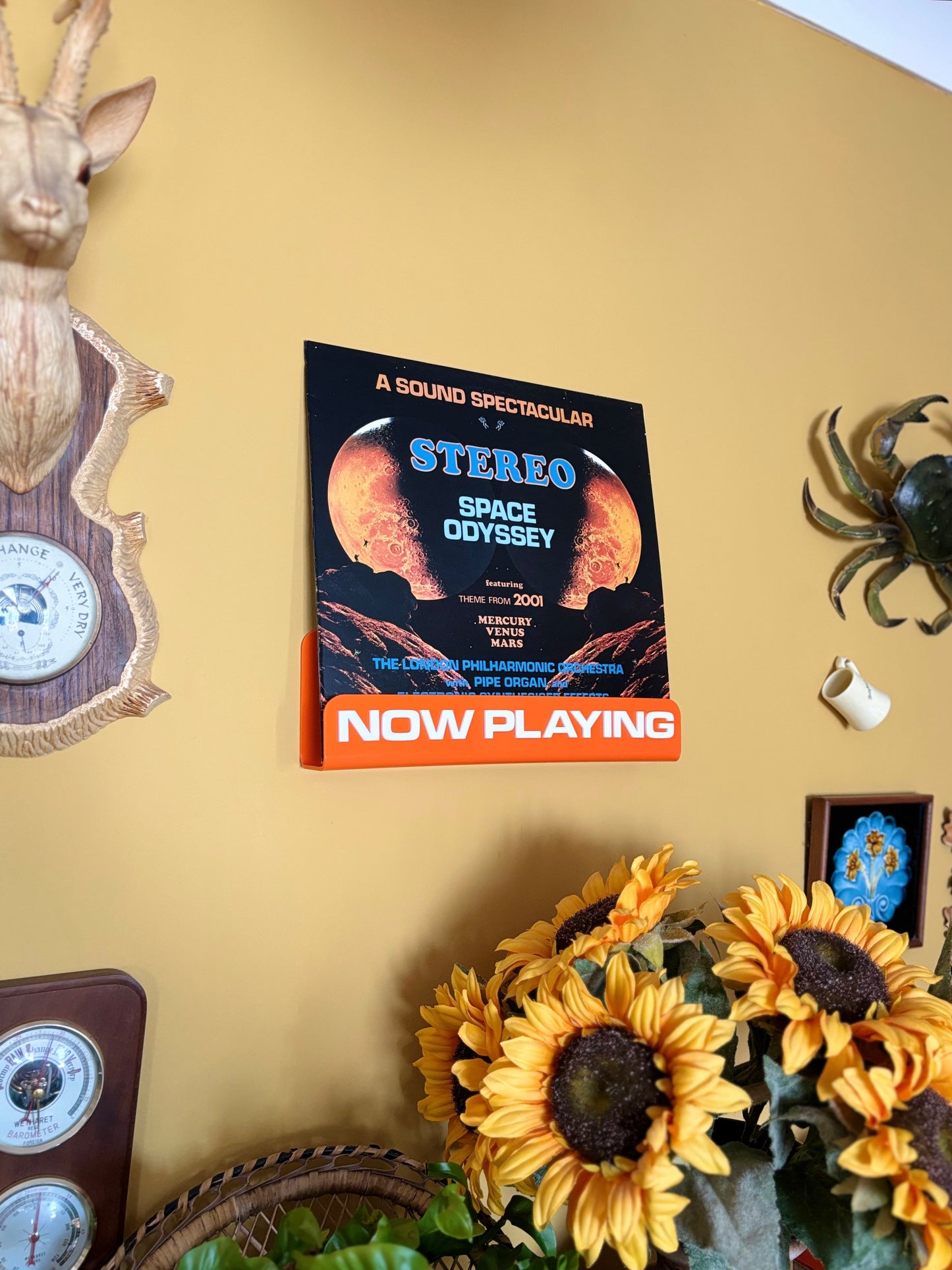 Analogue “Now Playing” Wall Mounted Record Shelf