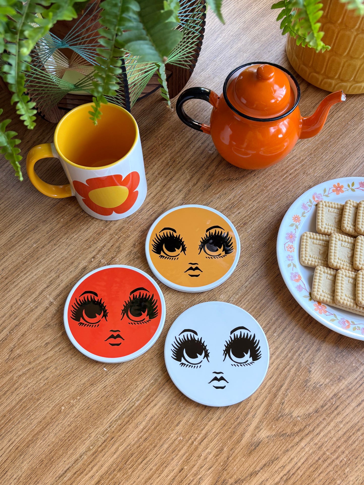 NEW- Carmen Ceramic Coasters