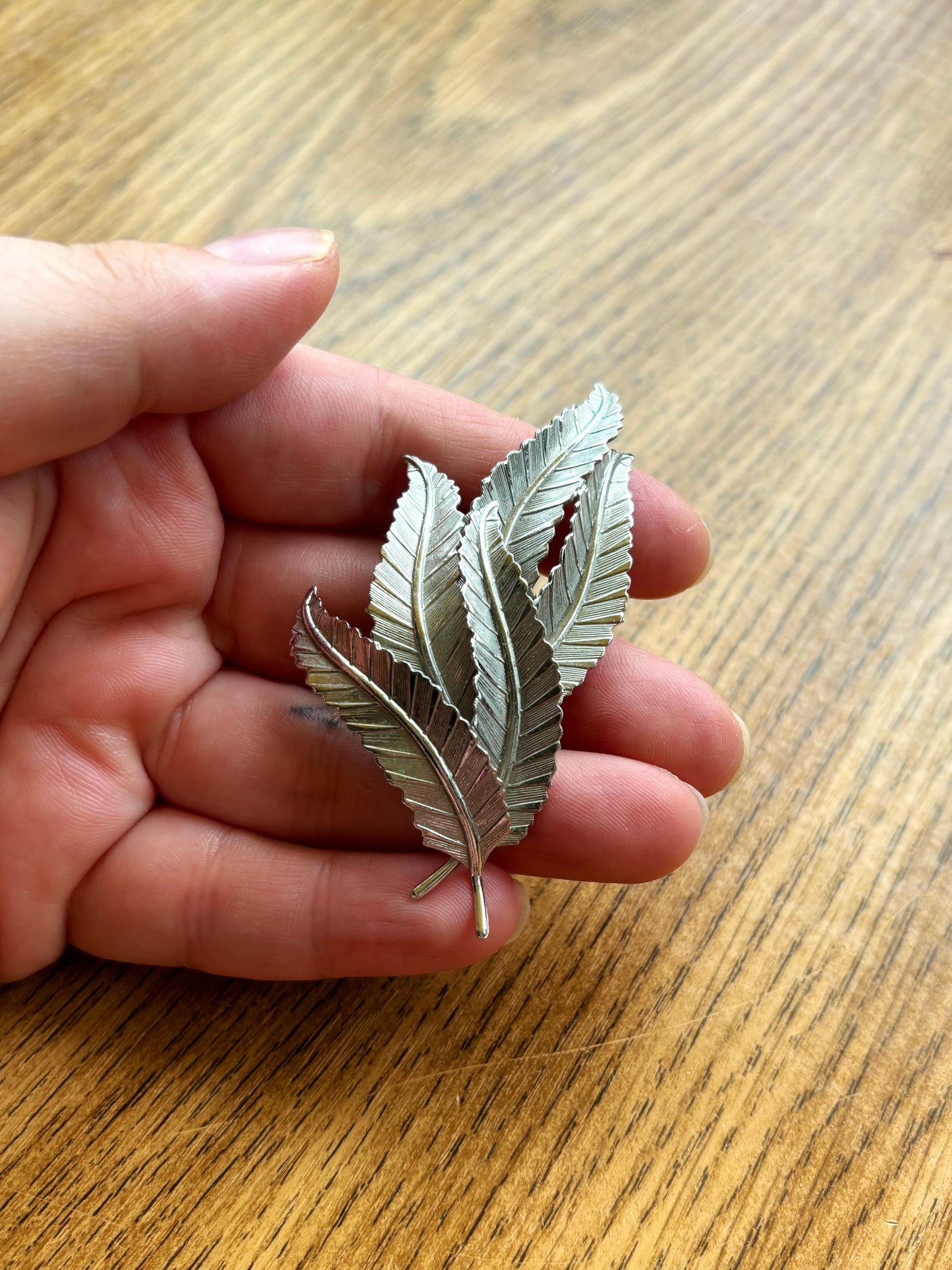 Vintage Leaf Brooch