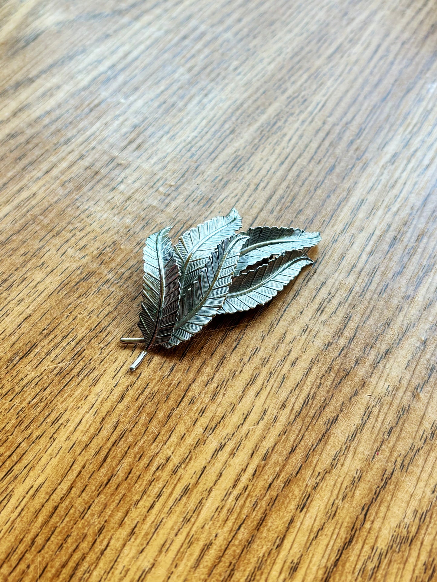 Vintage Leaf Brooch