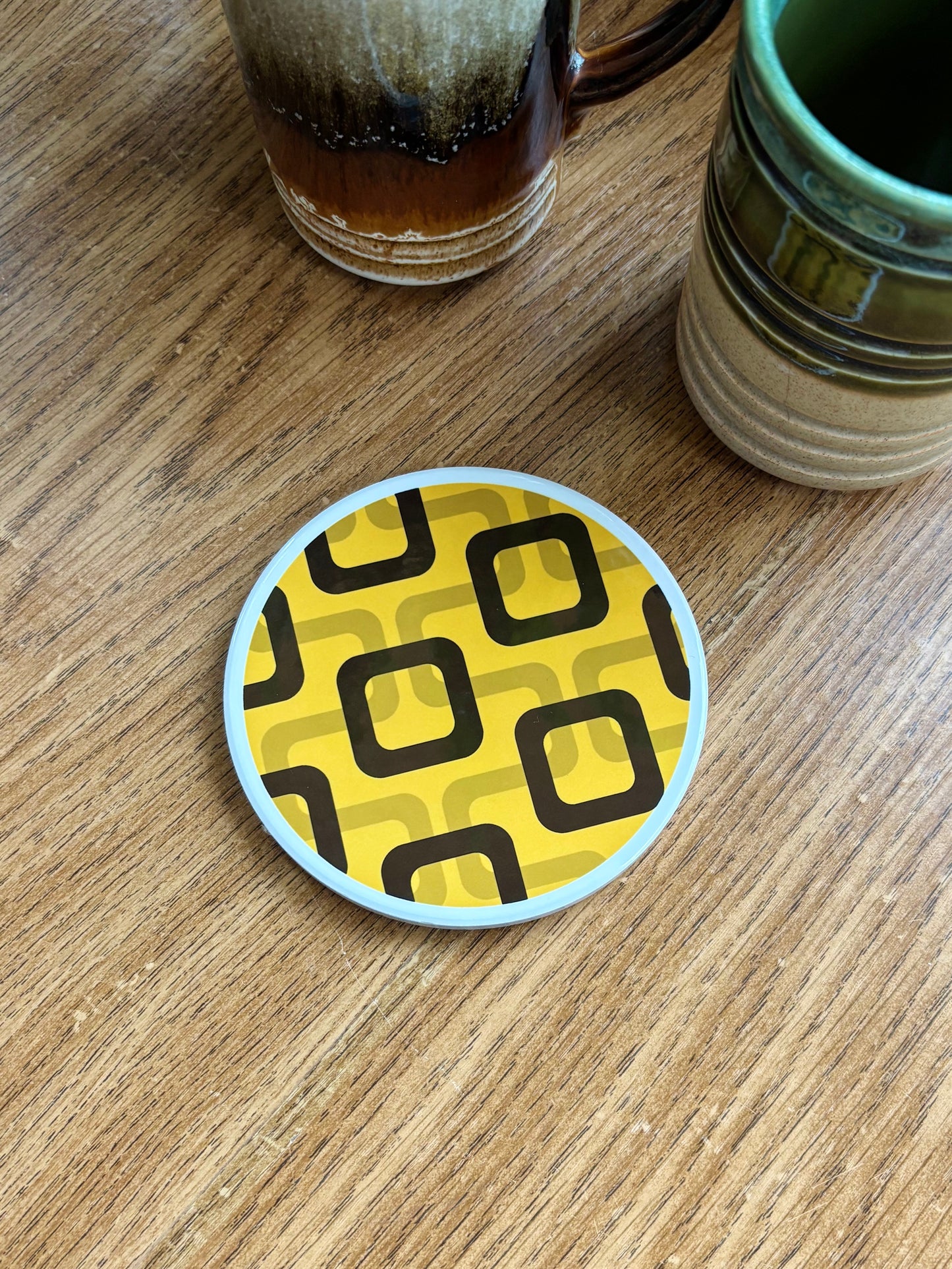 NEW- Be A Square Ceramic Coasters
