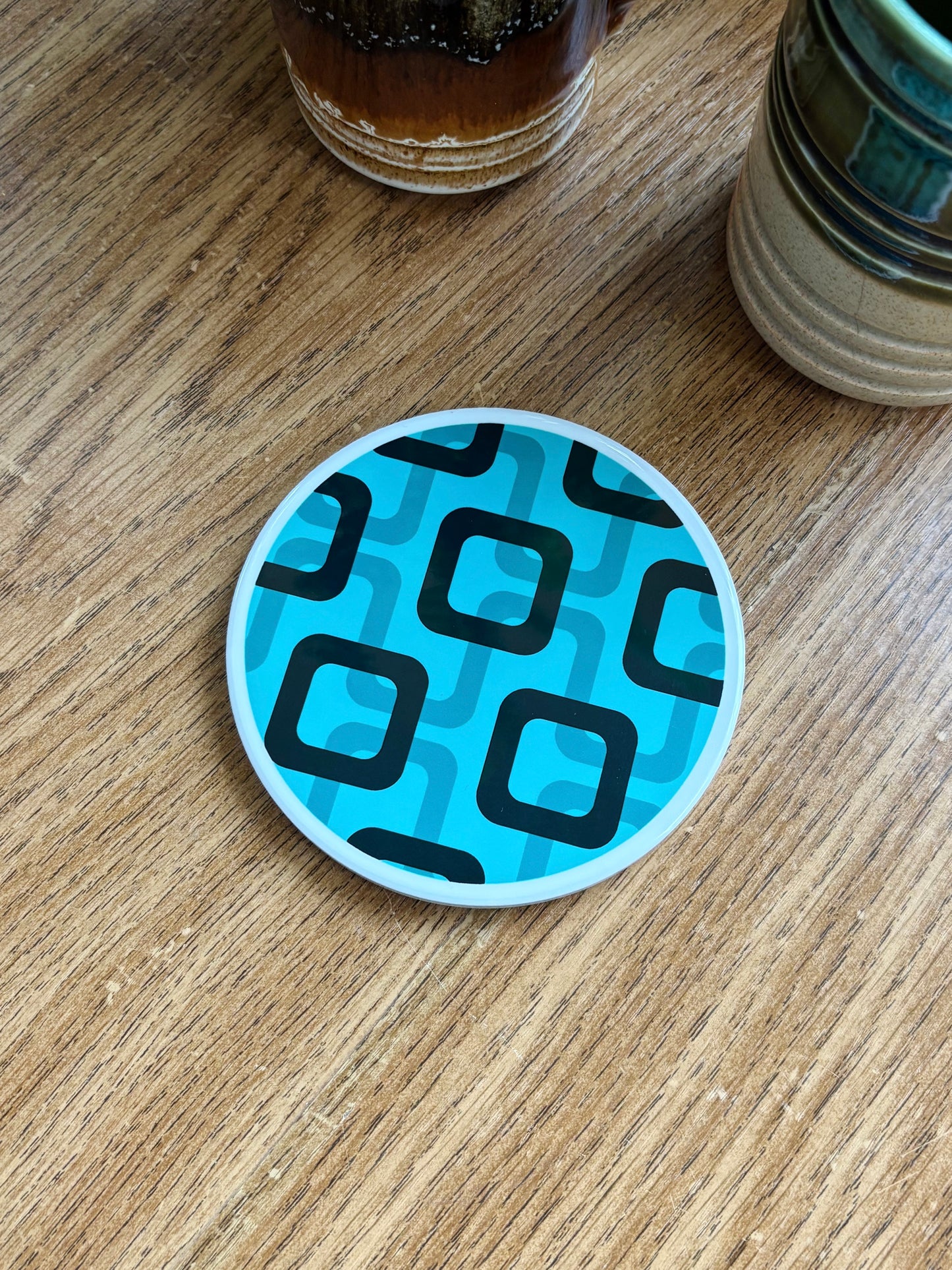 NEW- Be A Square Ceramic Coasters