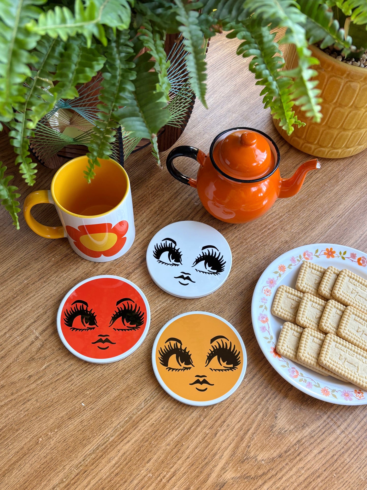NEW- Carmen Ceramic Coasters