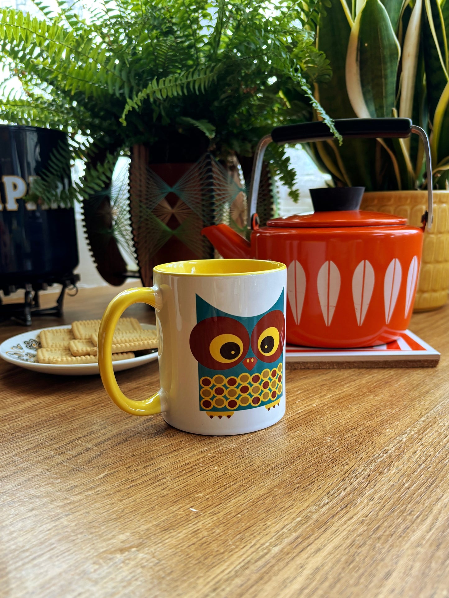 NEW- Wally The Owl Ceramic Mug