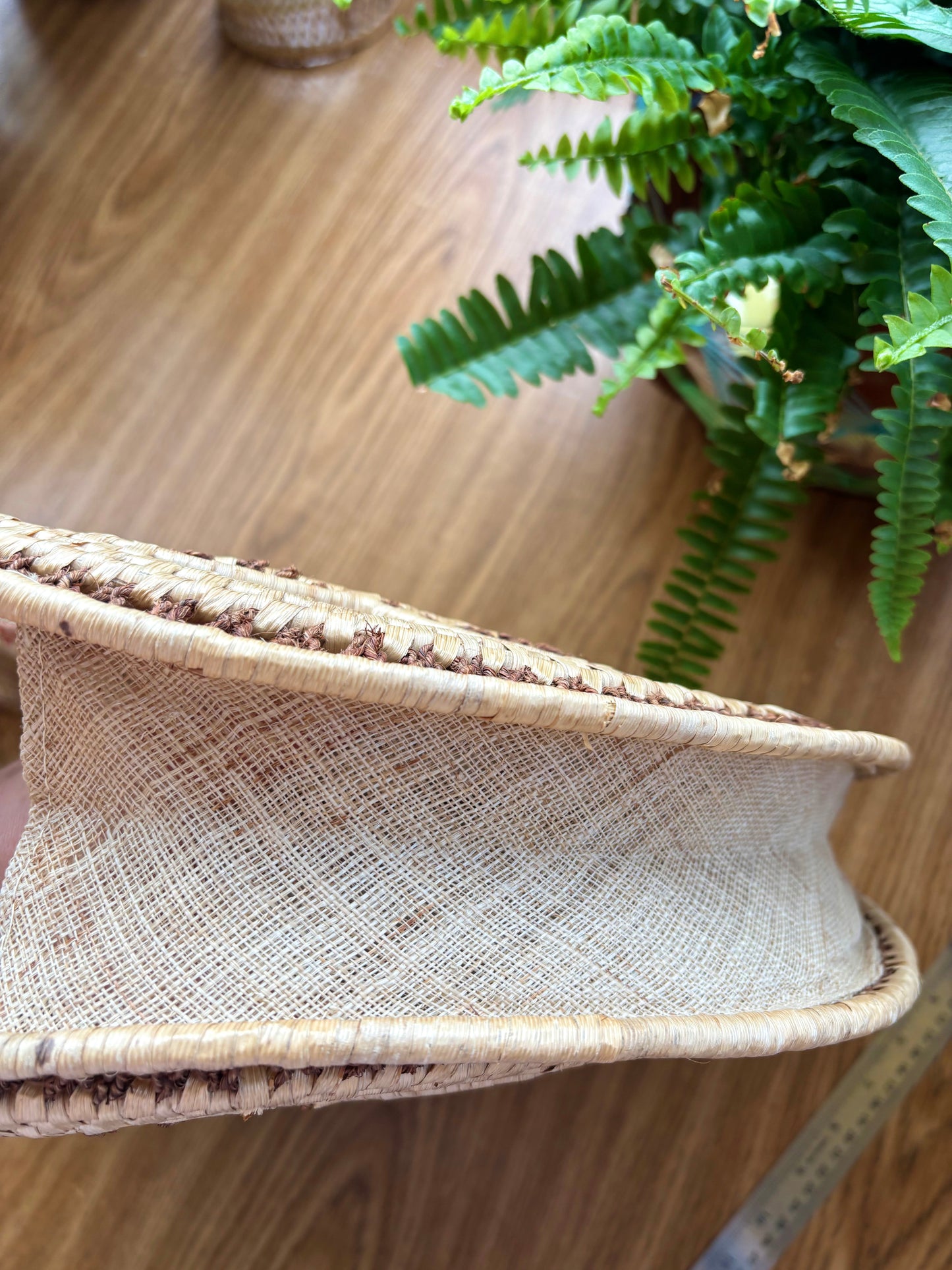Vintage Raffia Shoulder Bag